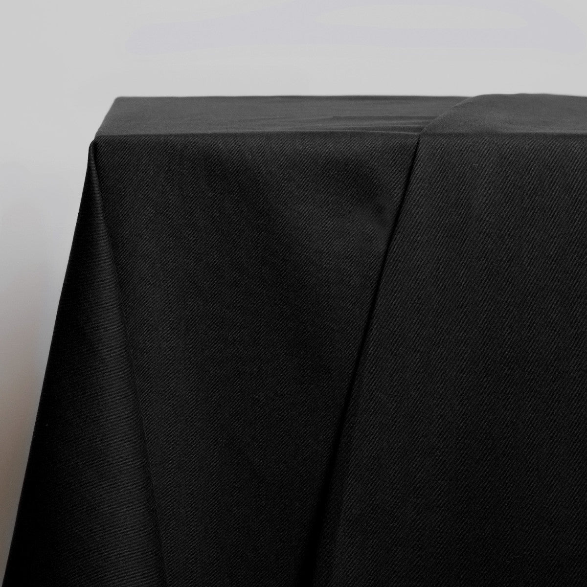 REMNANT 1 Metre - Atelier Brunette - Black Light Cotton Gabardine Fabric