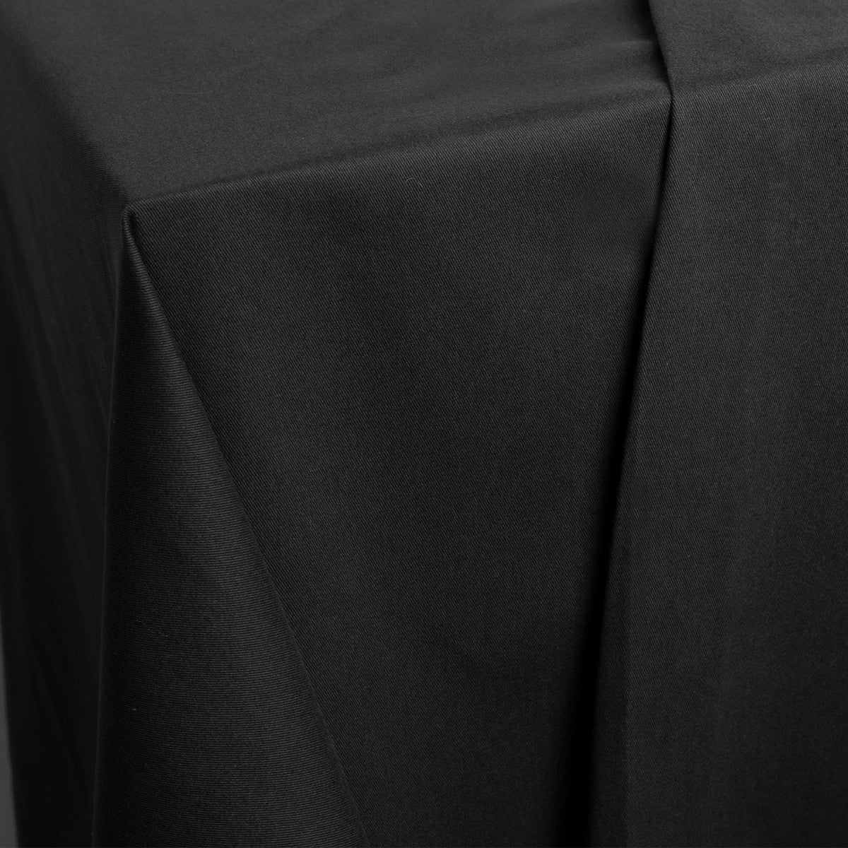 REMNANT 1 Metre - Atelier Brunette - Black Light Cotton Gabardine Fabric