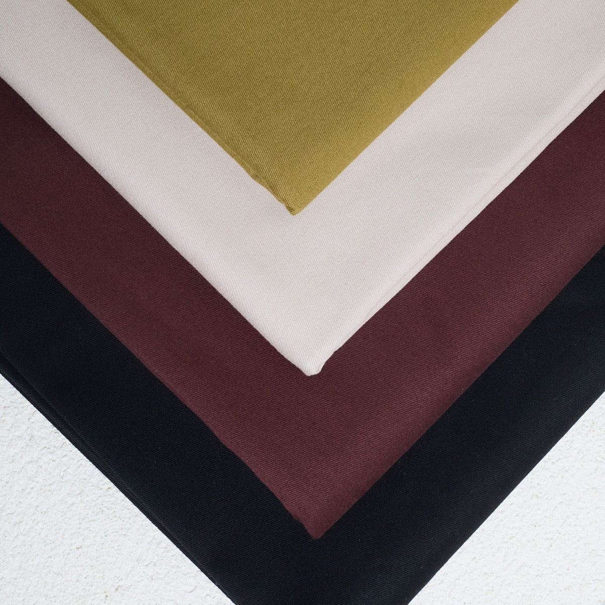 REMNANT 1 Metre - Atelier Brunette - Black Light Cotton Gabardine Fabric