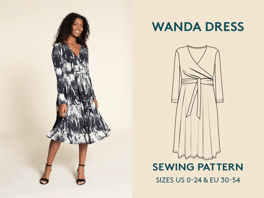 Wardrobe by Me - Wanda Wrap Dress Sewing Pattern