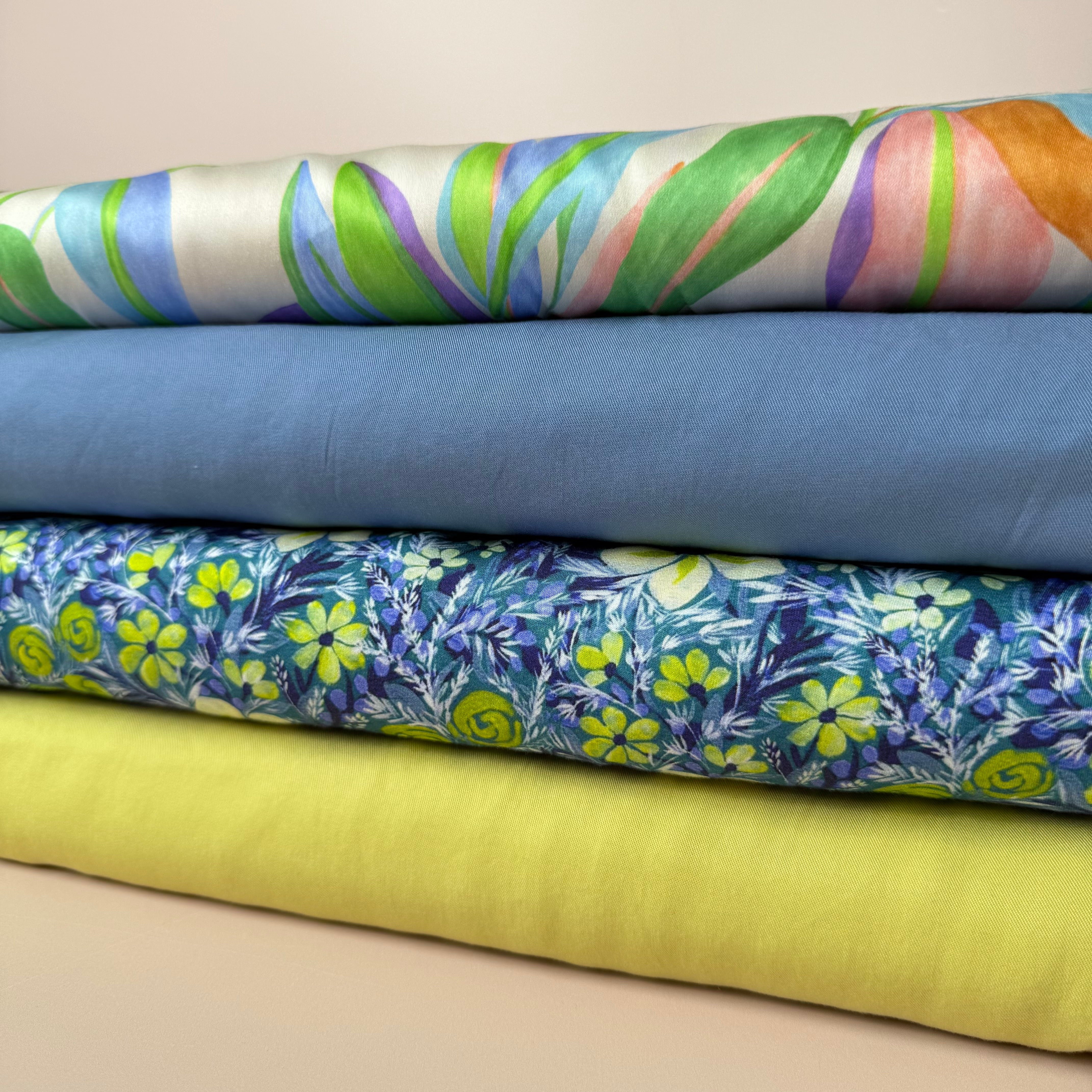 Lush in Lime Yellow TENCEL™ Lyocell Sandwashed Twill