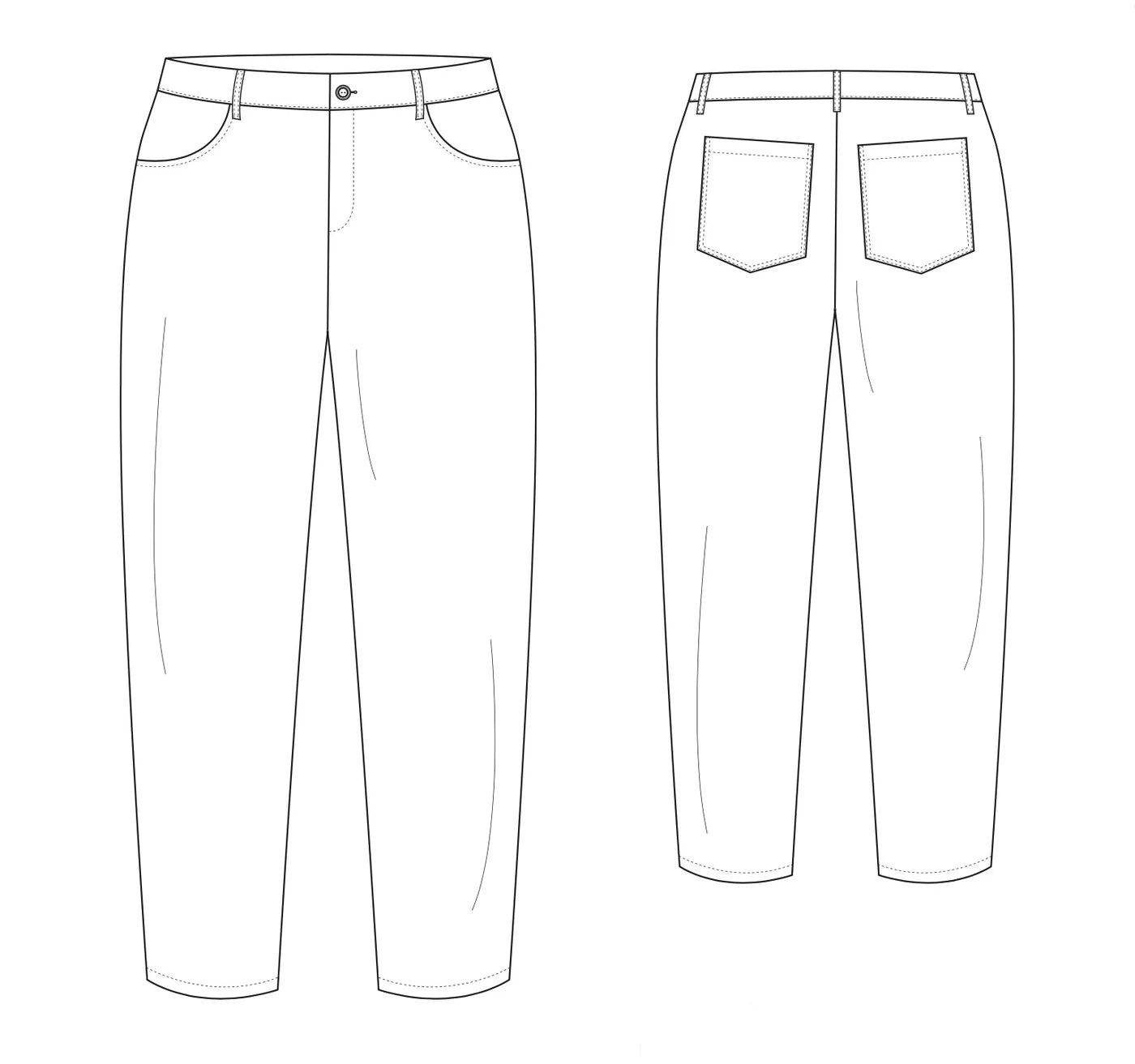 The Modern Sewing Co - Worker Trousers Pattern