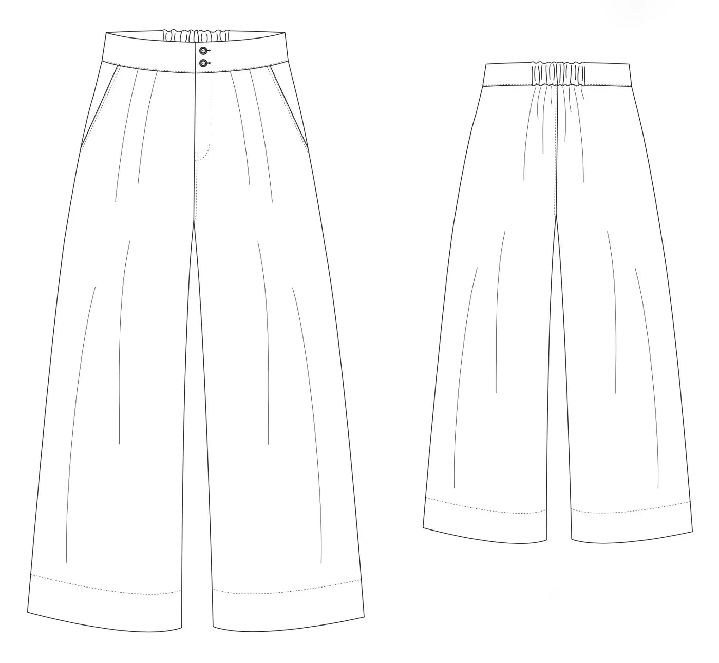 The Modern Sewing Co - Spring Trousers Pattern
