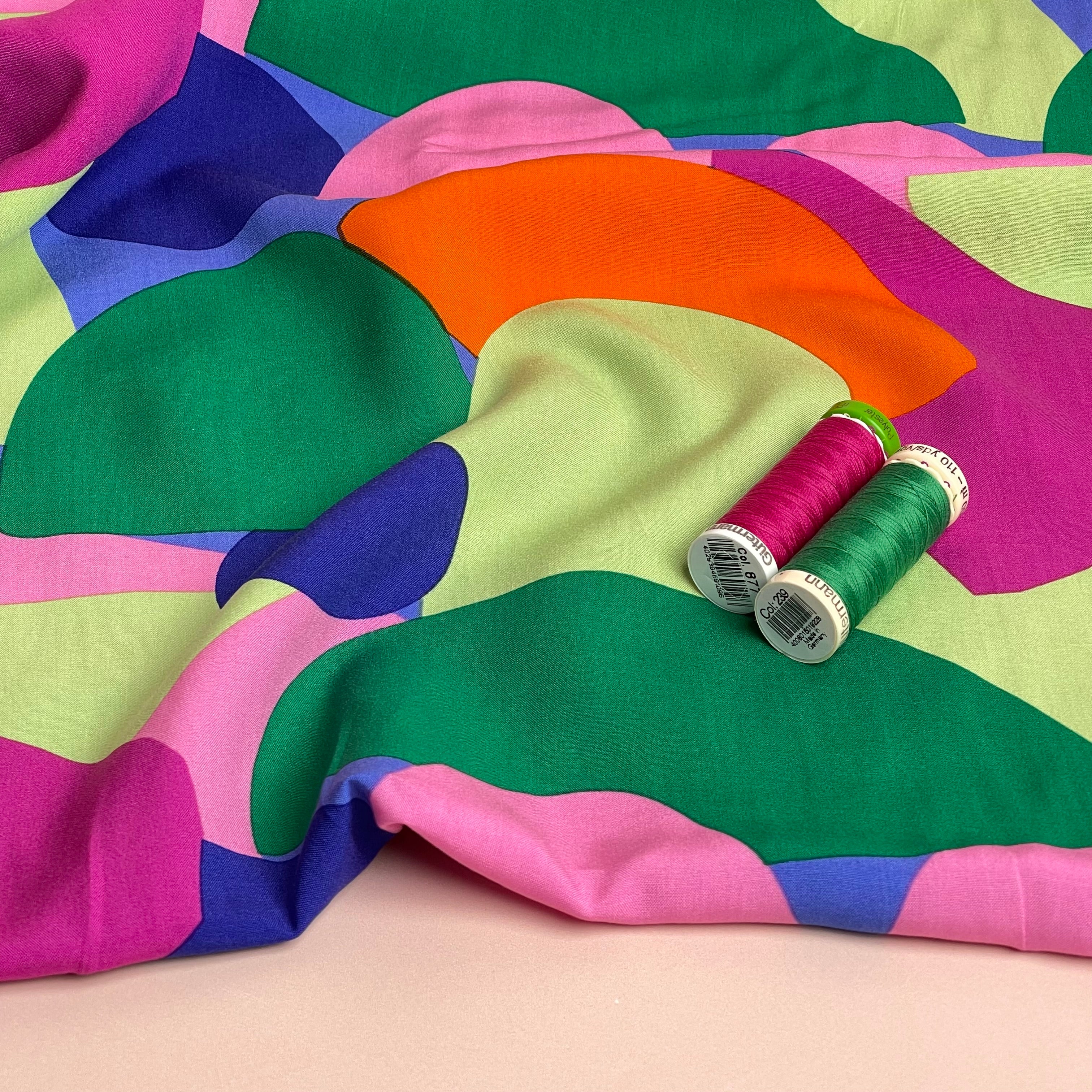 Make an Outfit Colour Bundle - Rockpool EcoVero Viscose with Emerald Breeze Washed Linen