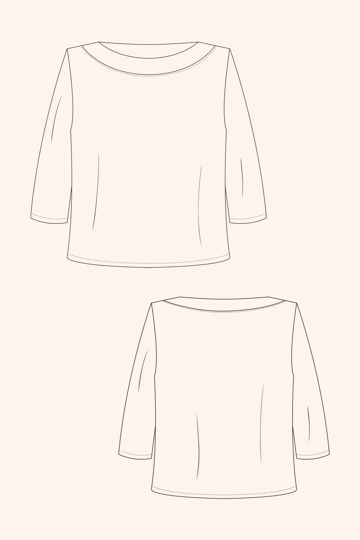 The Modern Sewing Co - Boatneck Top Pattern