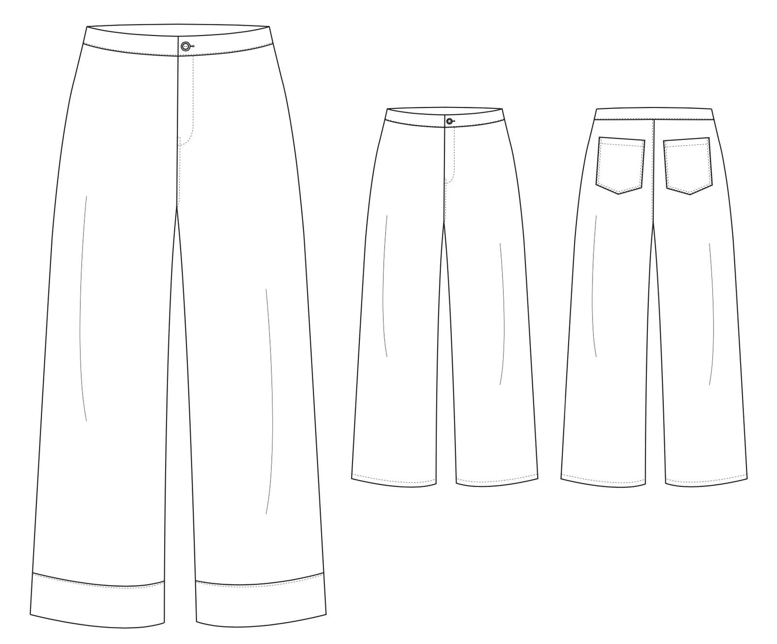 The Modern Sewing Co - Daphne Trousers Pattern