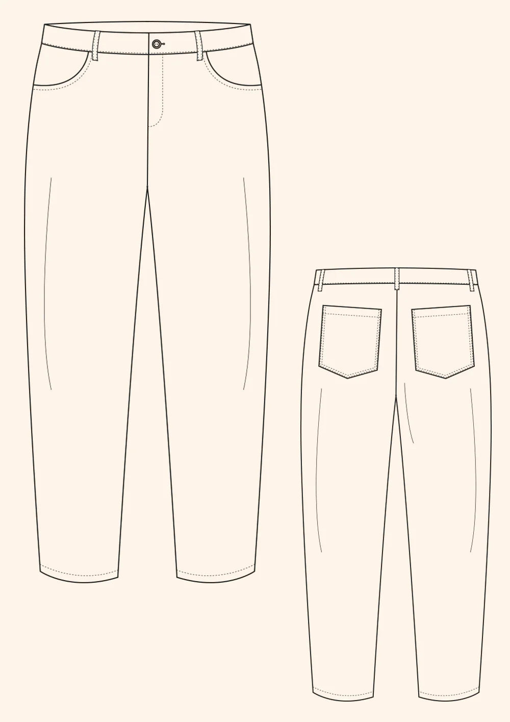 The Modern Sewing Co - Men’s Worker Trousers Pattern