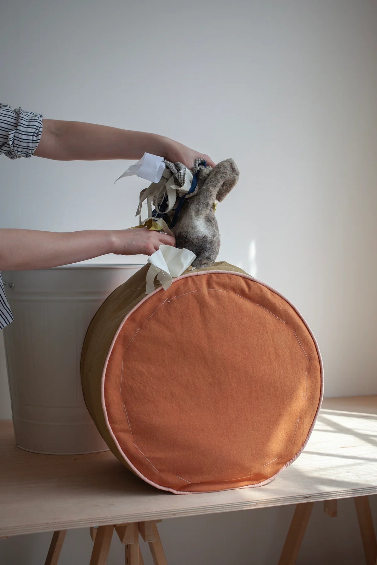 The Modern Sewing Co - Zero Waste Pouffe Pattern