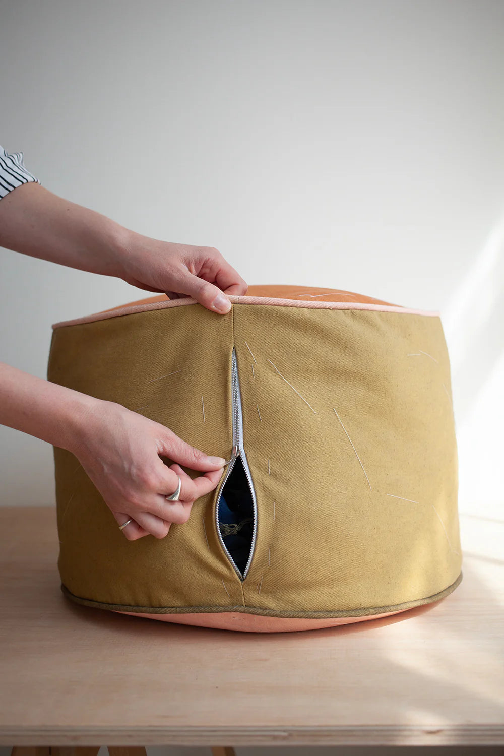 The Modern Sewing Co - Zero Waste Pouffe Pattern