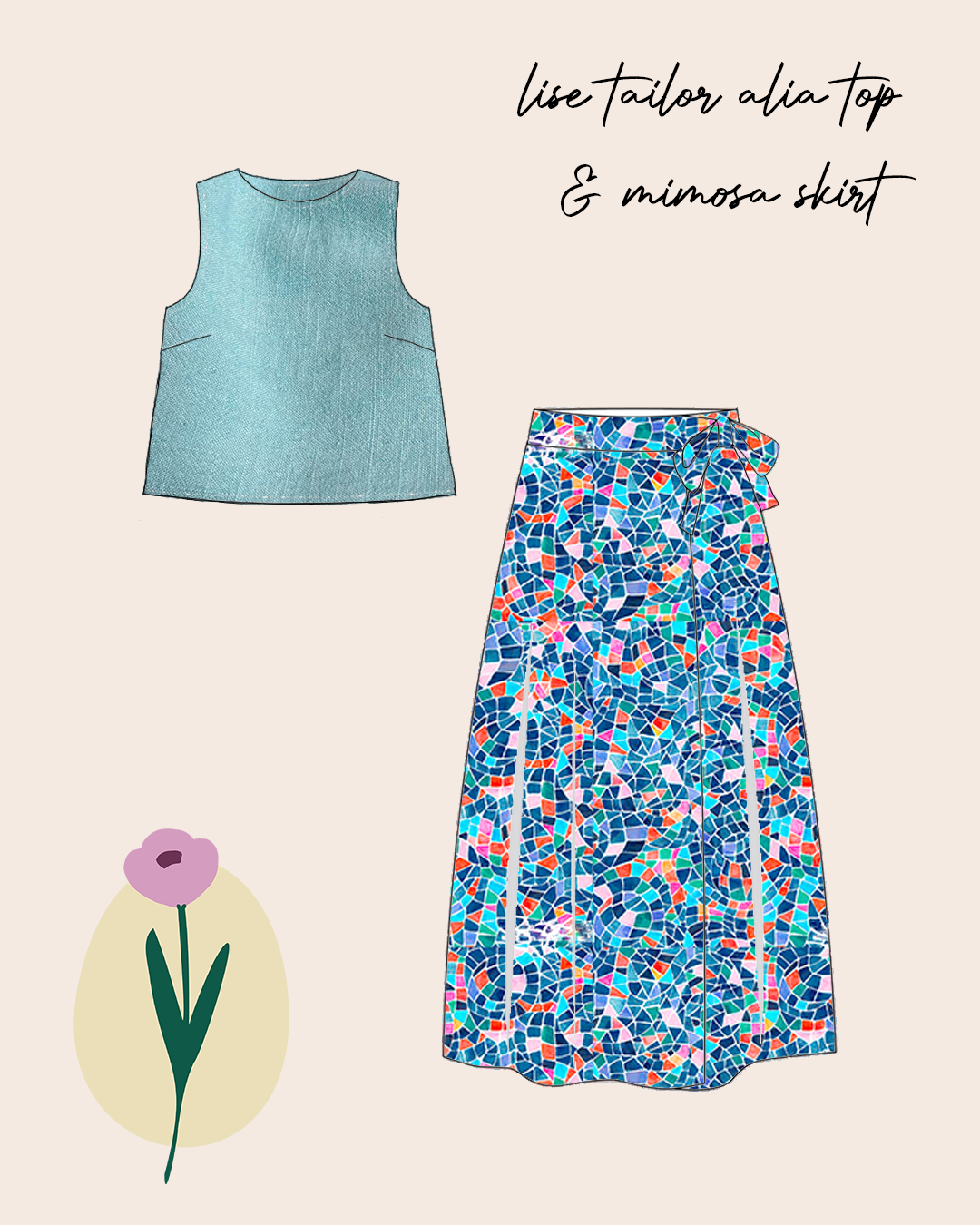 Adventure - Mosaics Viscose Summer