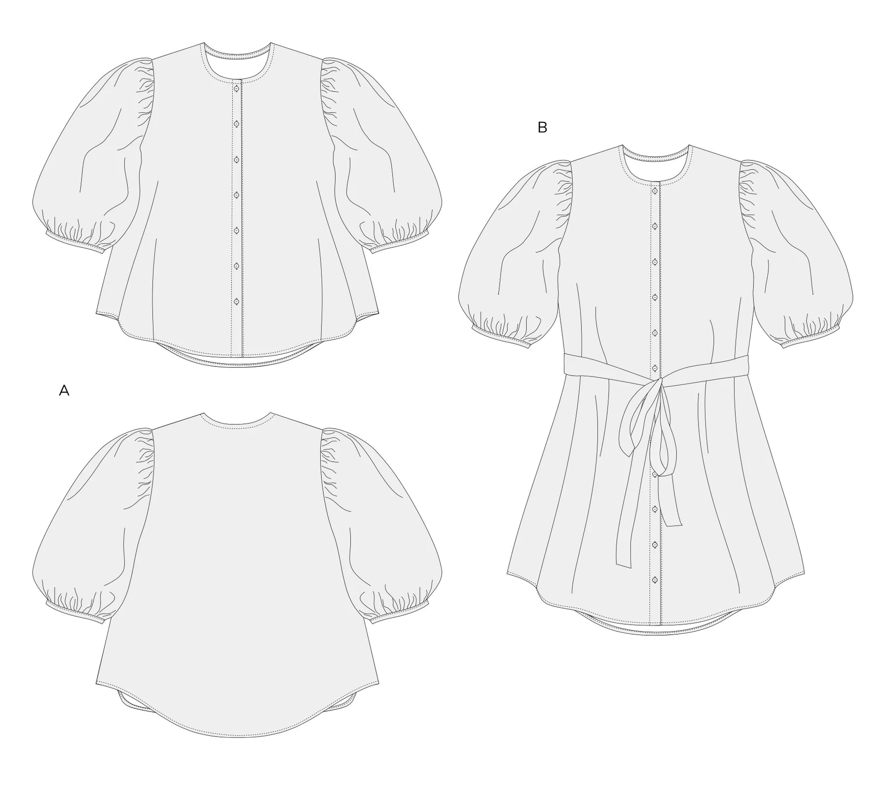 Anna Allen - Anthea Blouse and Dress Pattern