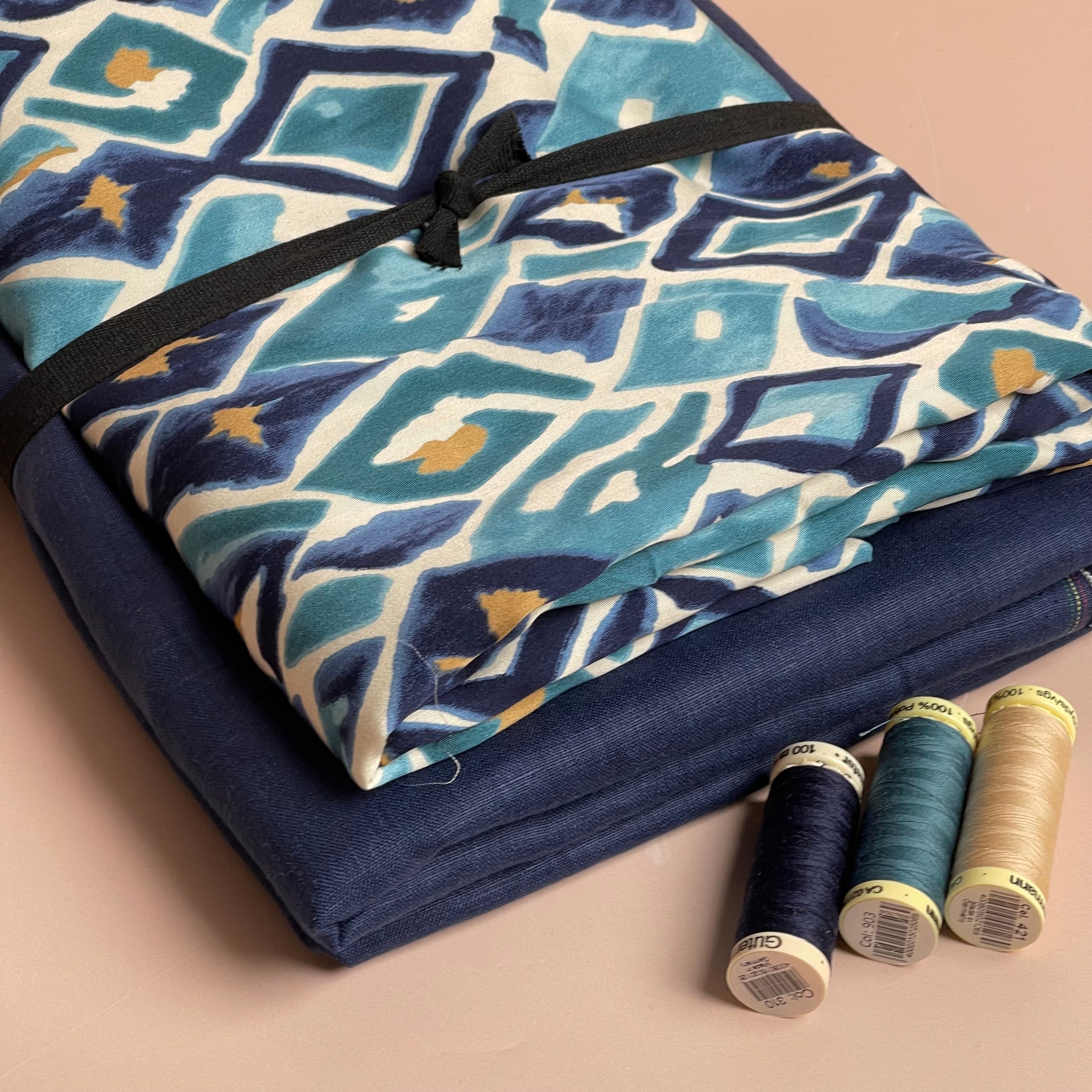 Make an Outfit Colour Bundle - Painted Diamond Viscose Sateen and Pure Fine Linen