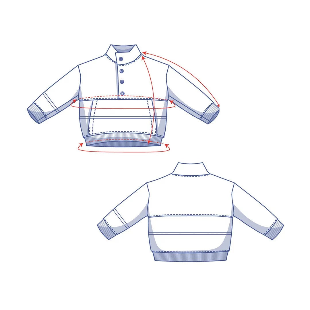 Fibre Mood - ROBIN Pullover Sewing Pattern