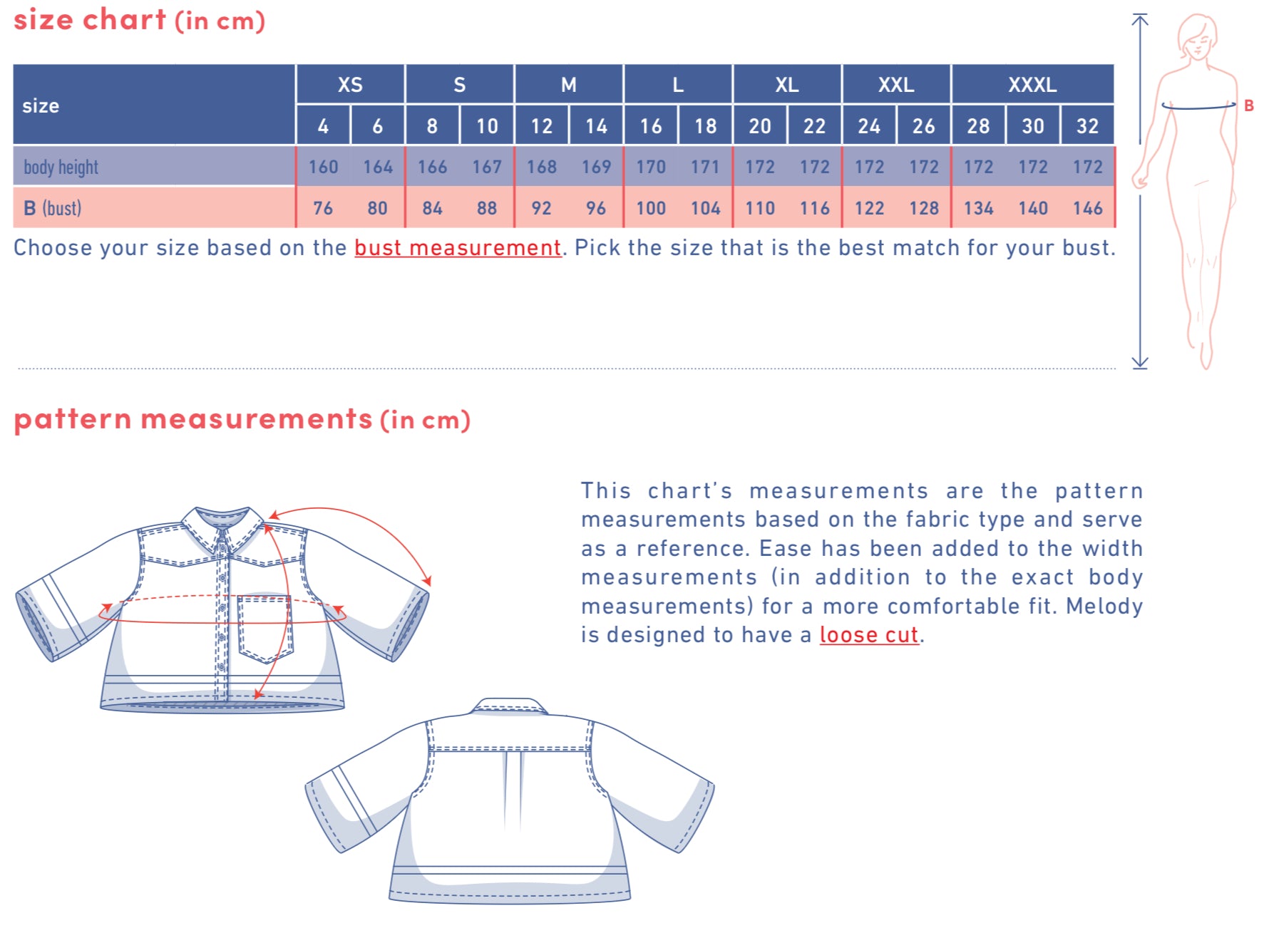 Fibre Mood - MELODY & MIMI & MELANIE Shirt Sewing Pattern