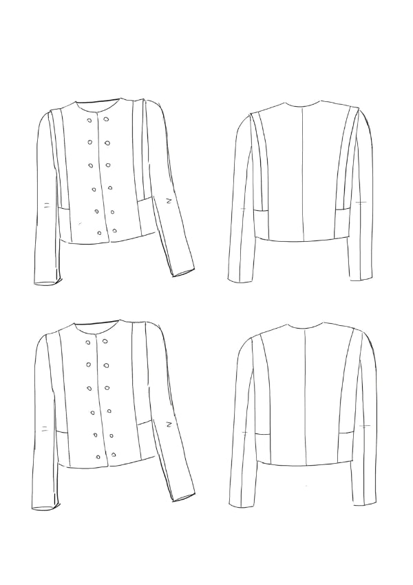 Maison Fauve - Metropolis Jacket Sewing Pattern