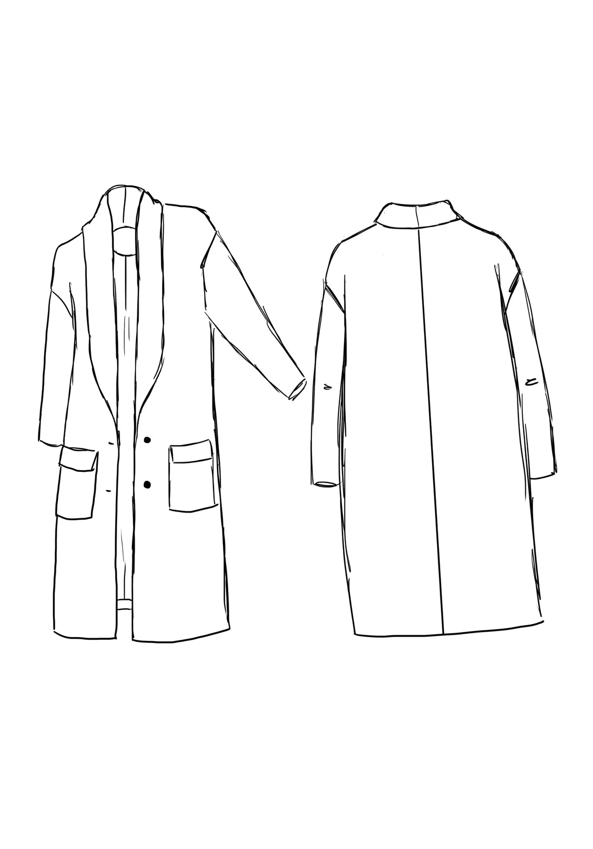 Maison Fauve - Pam Coat Sewing Pattern