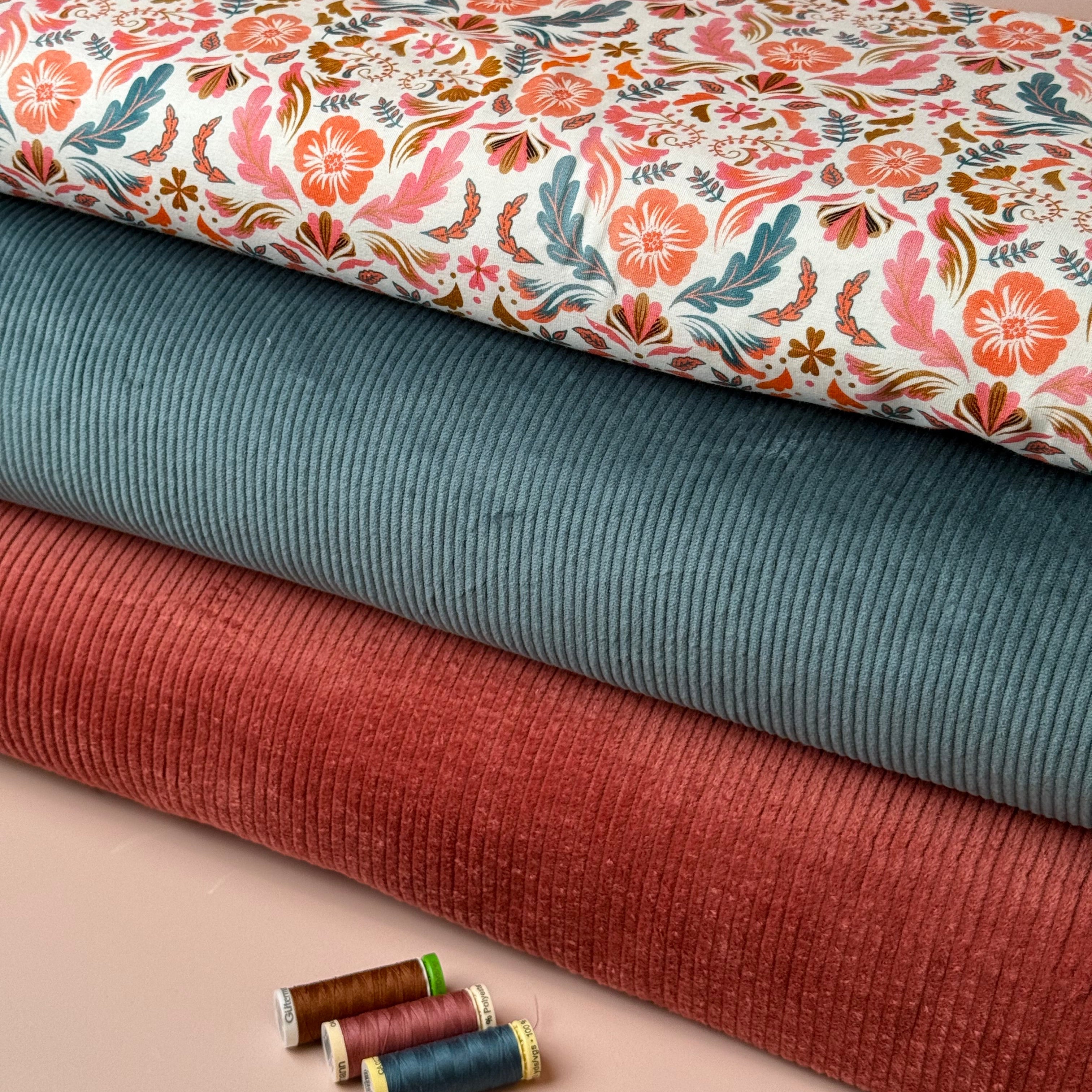 Autumn Serenity Cotton Jersey Fabric