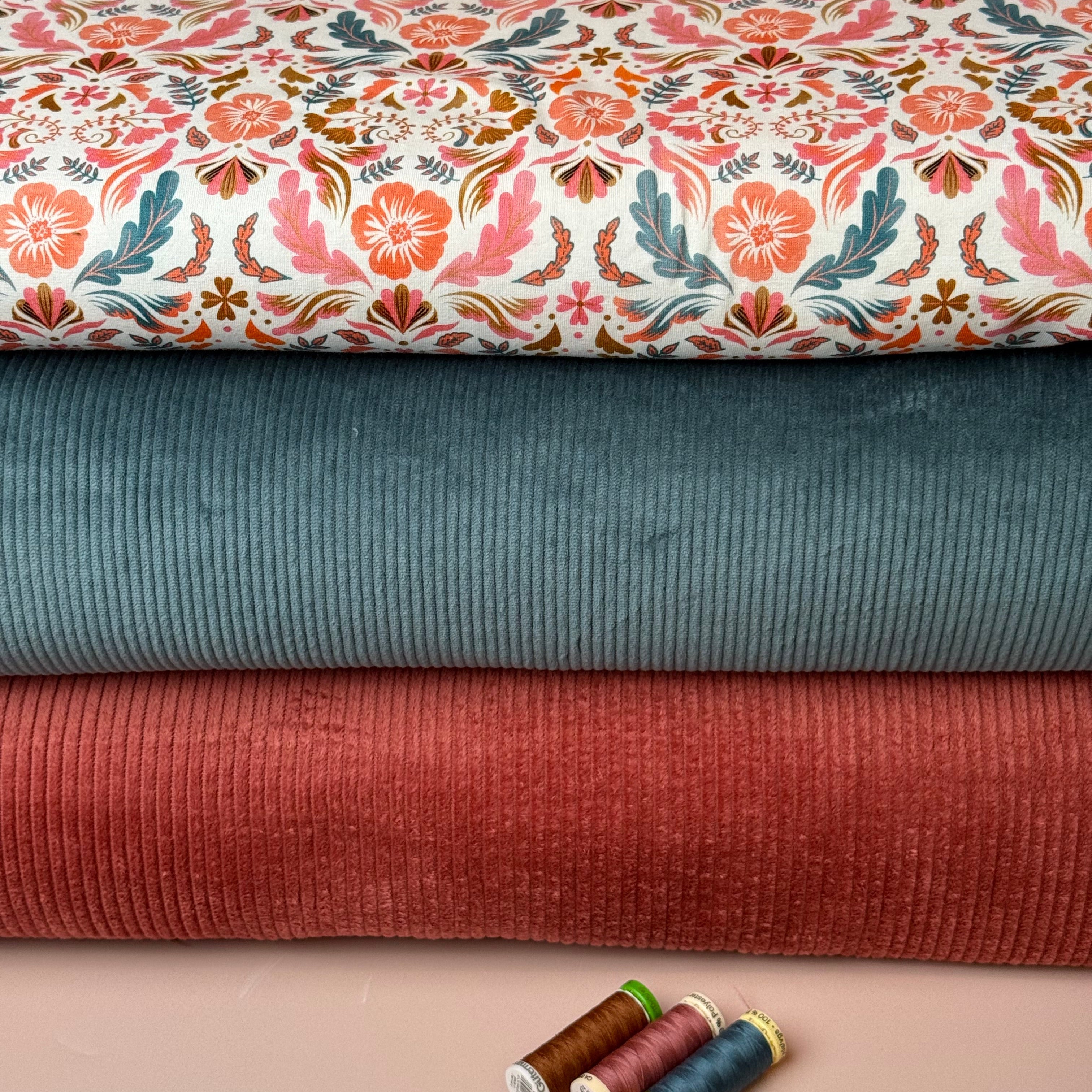 Autumn Serenity Cotton Jersey Fabric