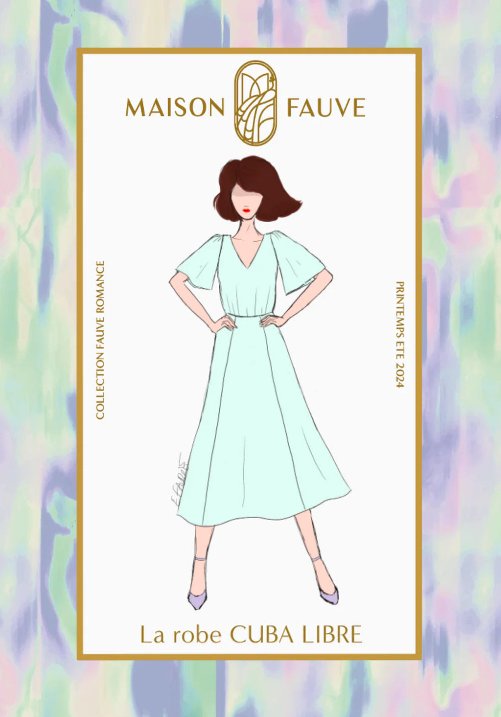 Maison Fauve - CUBA LIBRE Dress Paper Sewing Pattern