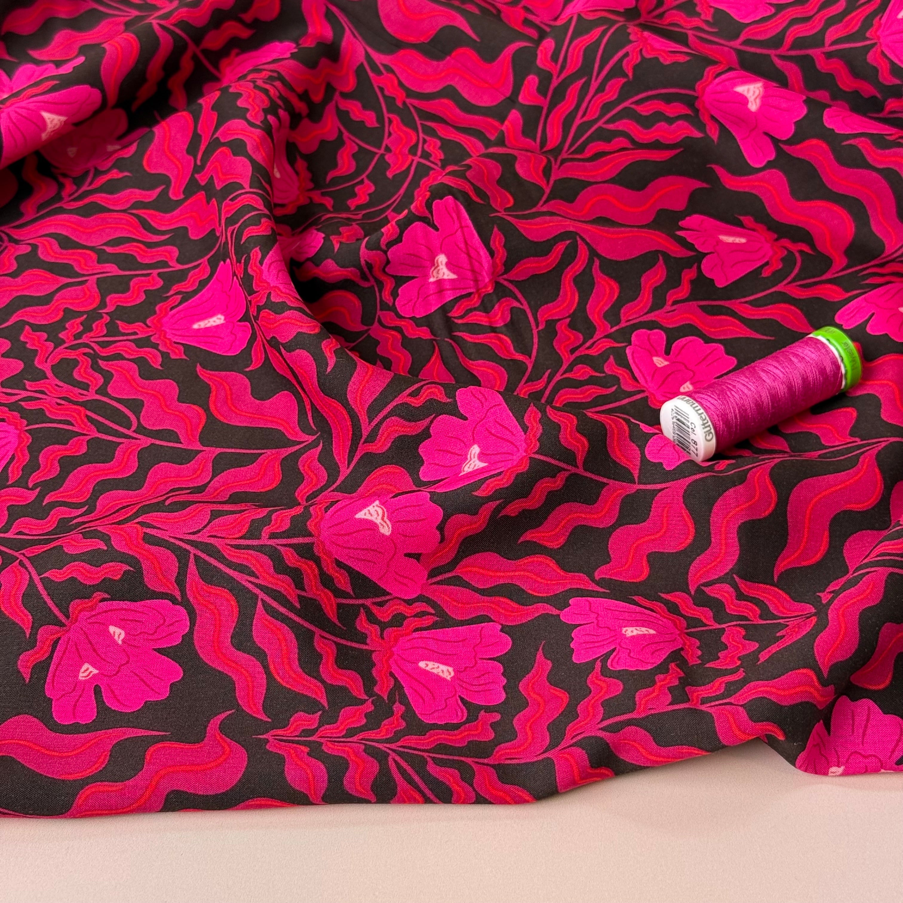 Art Gallery Fabrics -Cupid's Garden Fond Rayon from Love Struck