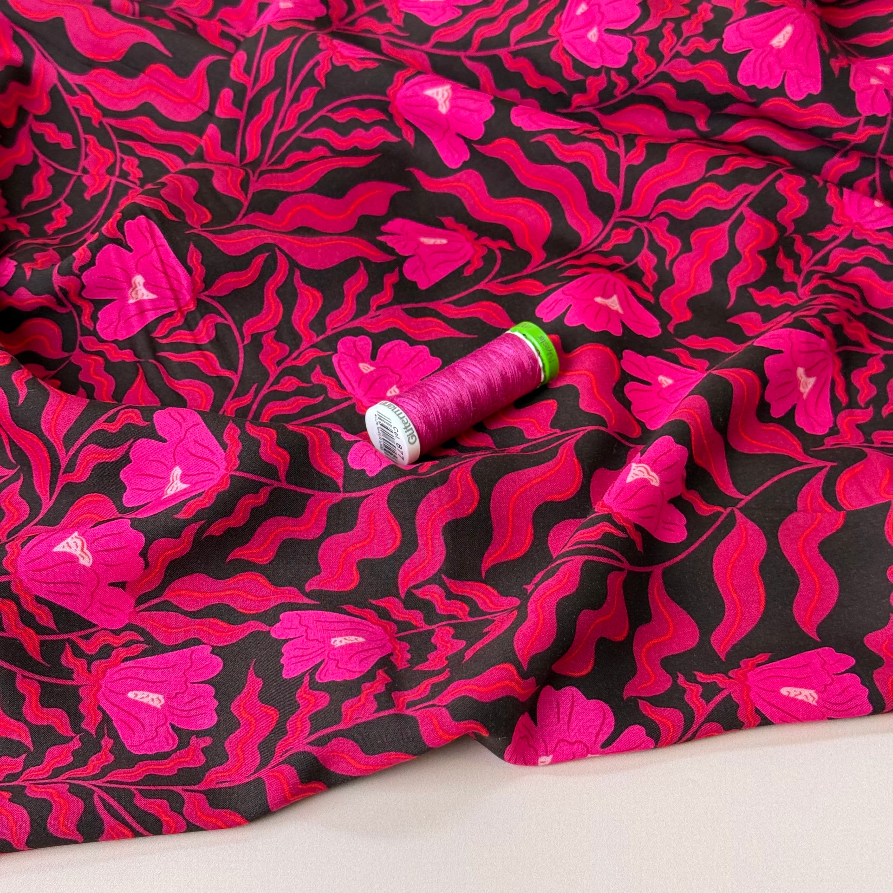 Art Gallery Fabrics -Cupid's Garden Fond Rayon from Love Struck