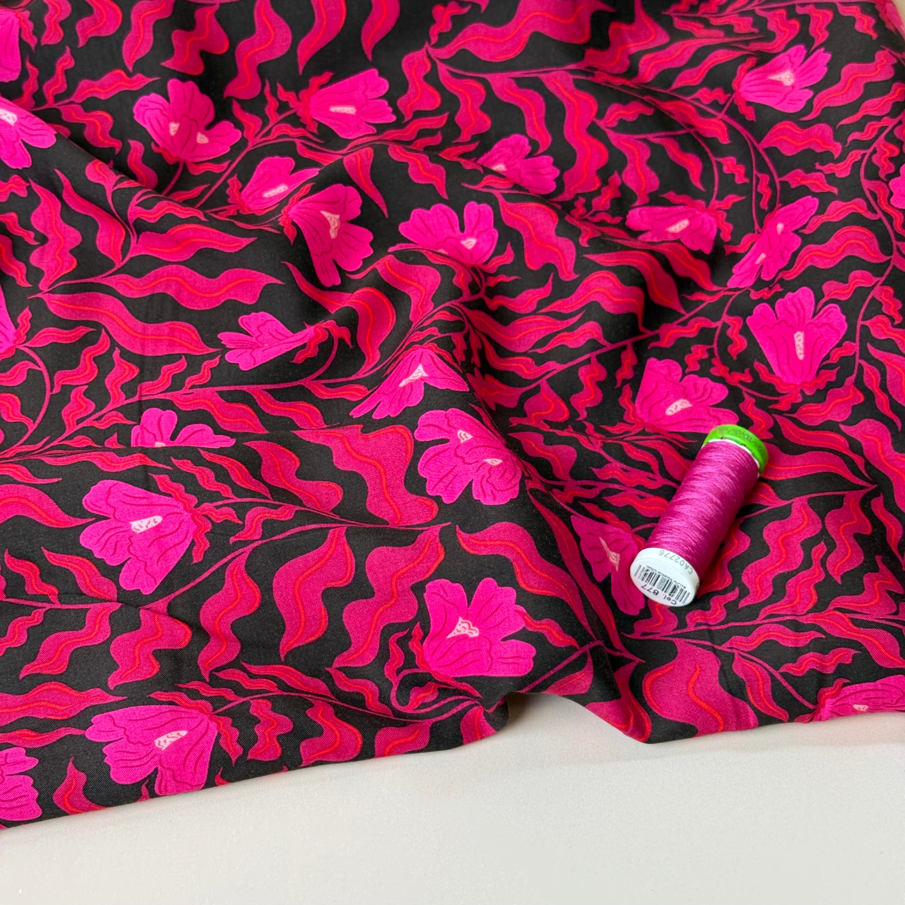 Art Gallery Fabrics -Cupid's Garden Fond Rayon from Love Struck