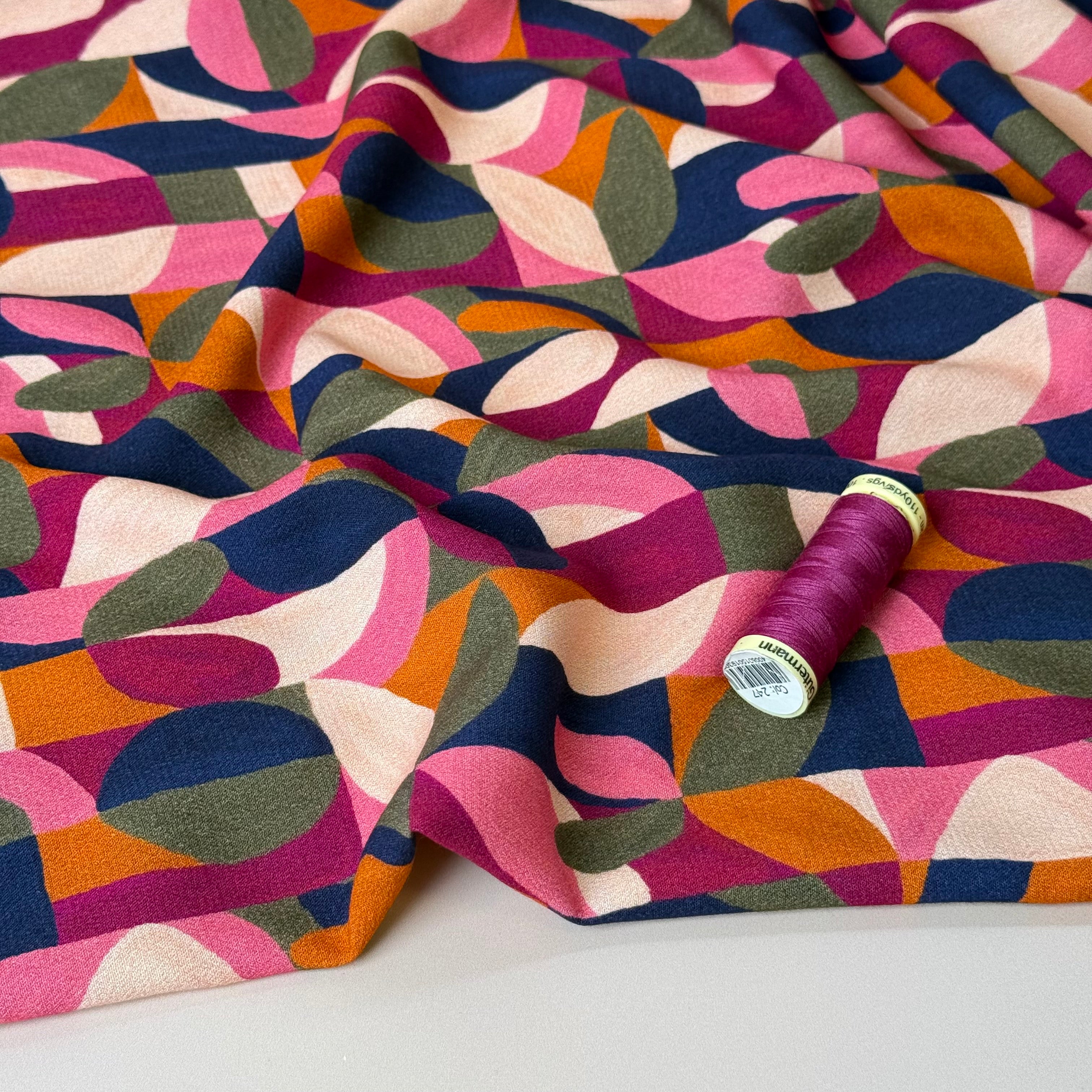 My Dress Made - Pop Art Viscose Crepe Fabric