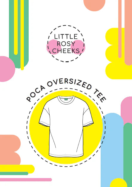 Little Rosy Cheeks - Poca Oversized Tee Children's Sewing Pattern