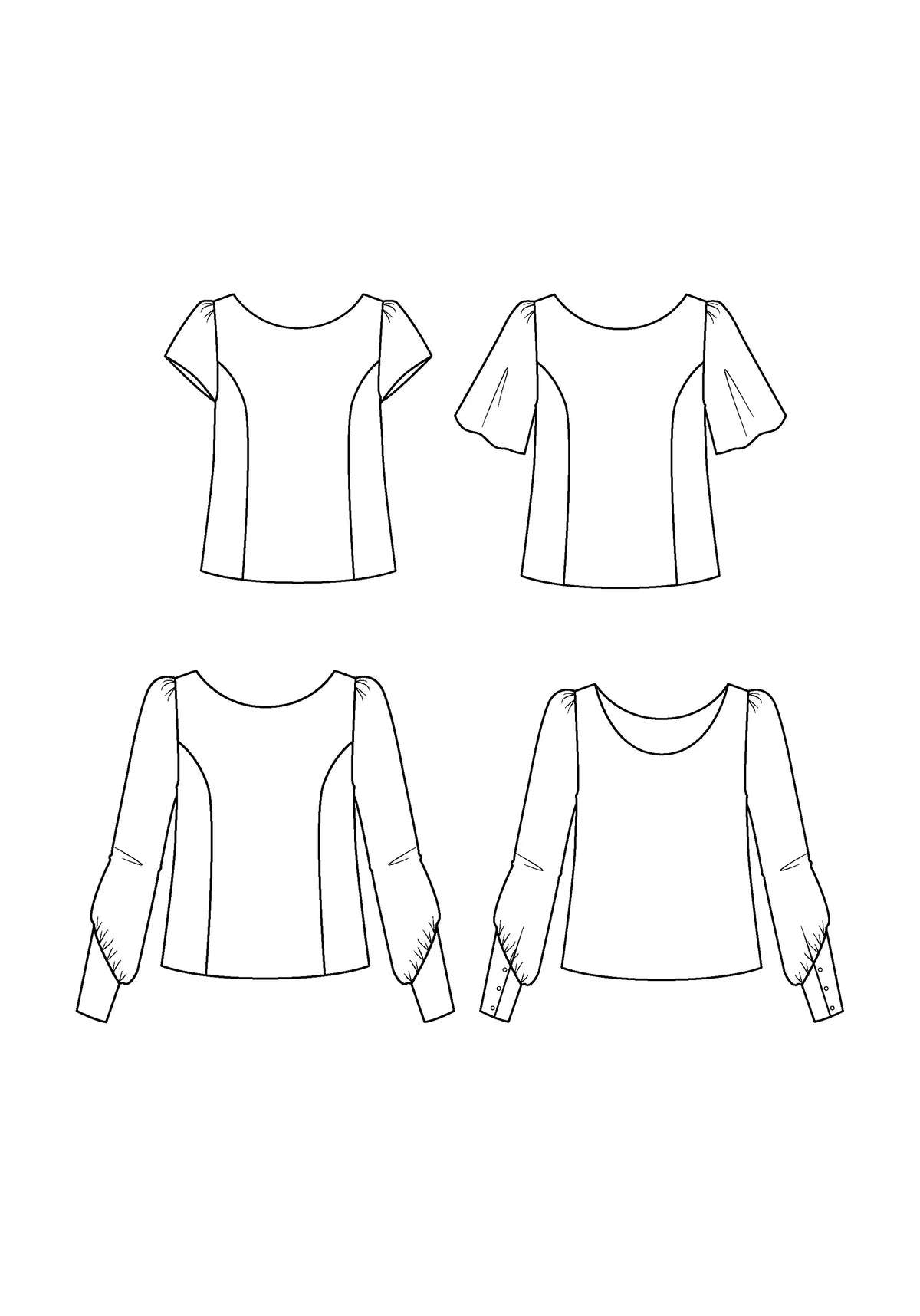 Maison Fauve - Cicadella Blouse Sewing Pattern