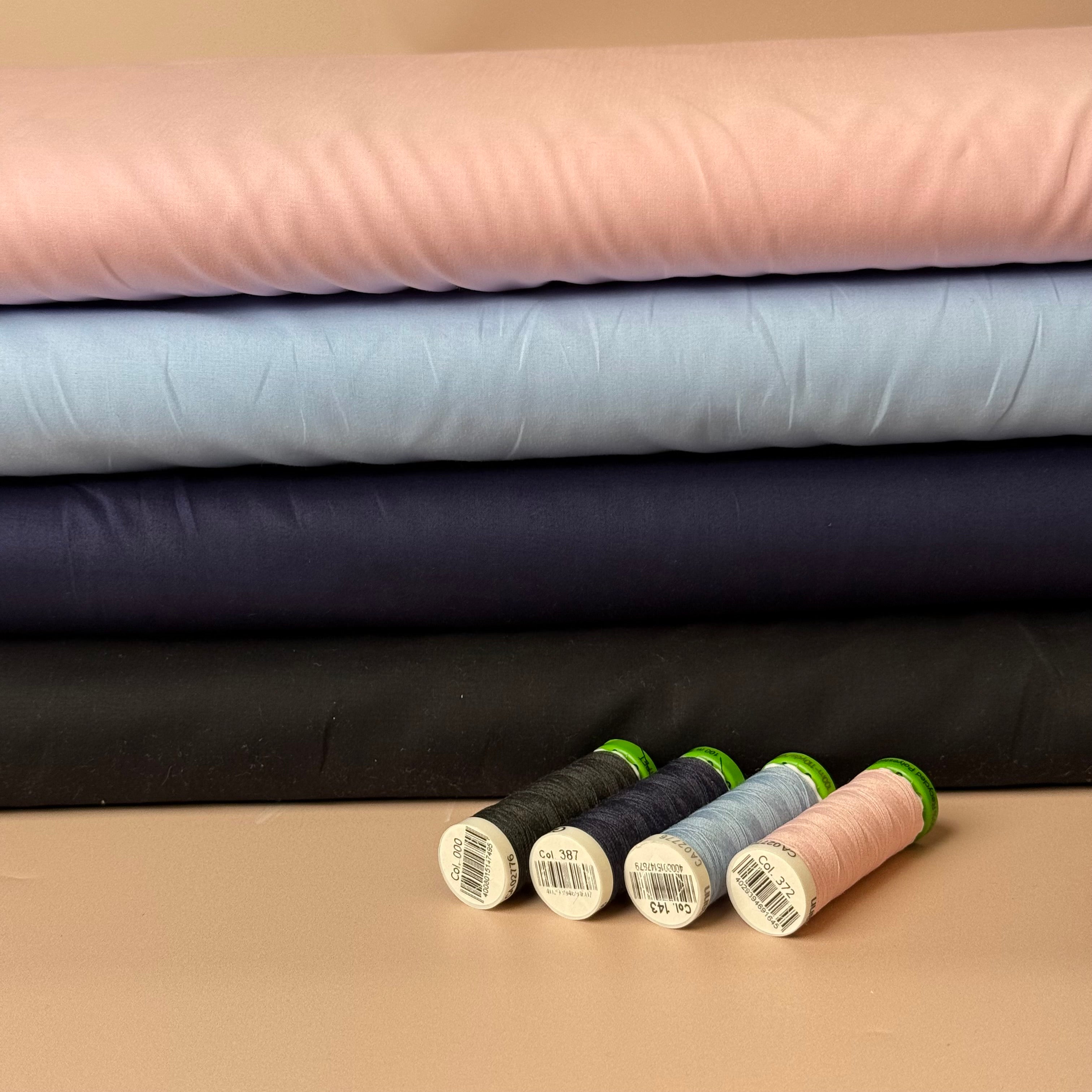 Plain Cotton Lawn Fabric in Various Colours