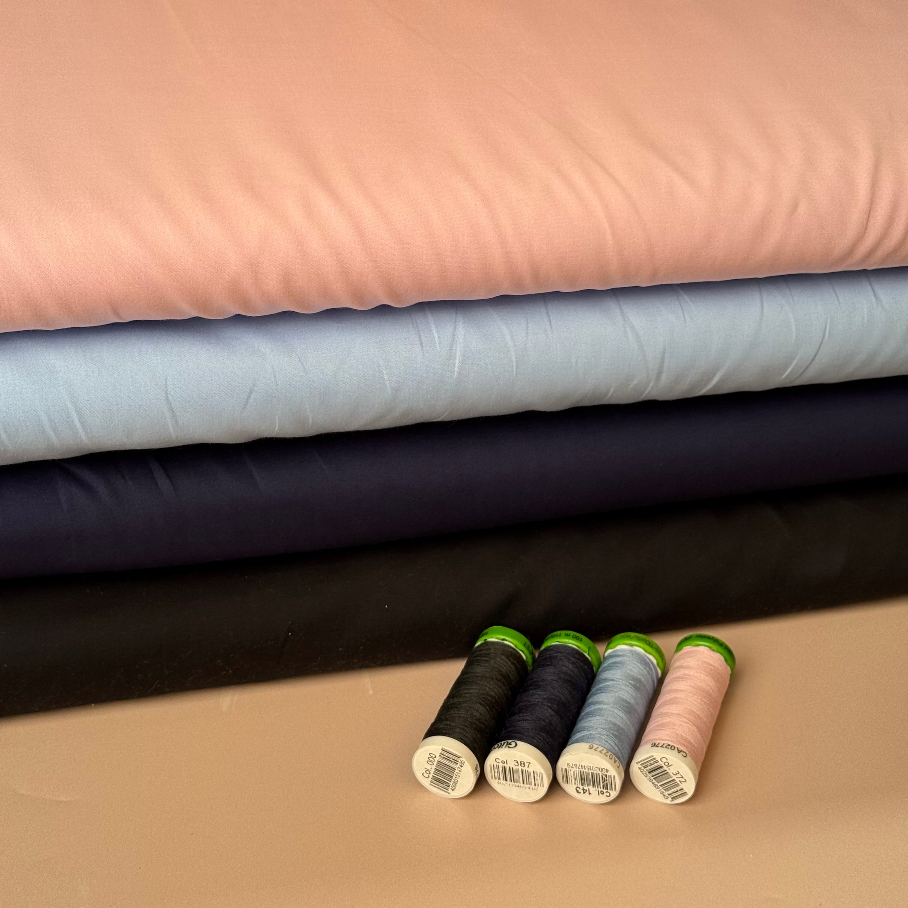 Plain Cotton Lawn Fabric in Various Colours