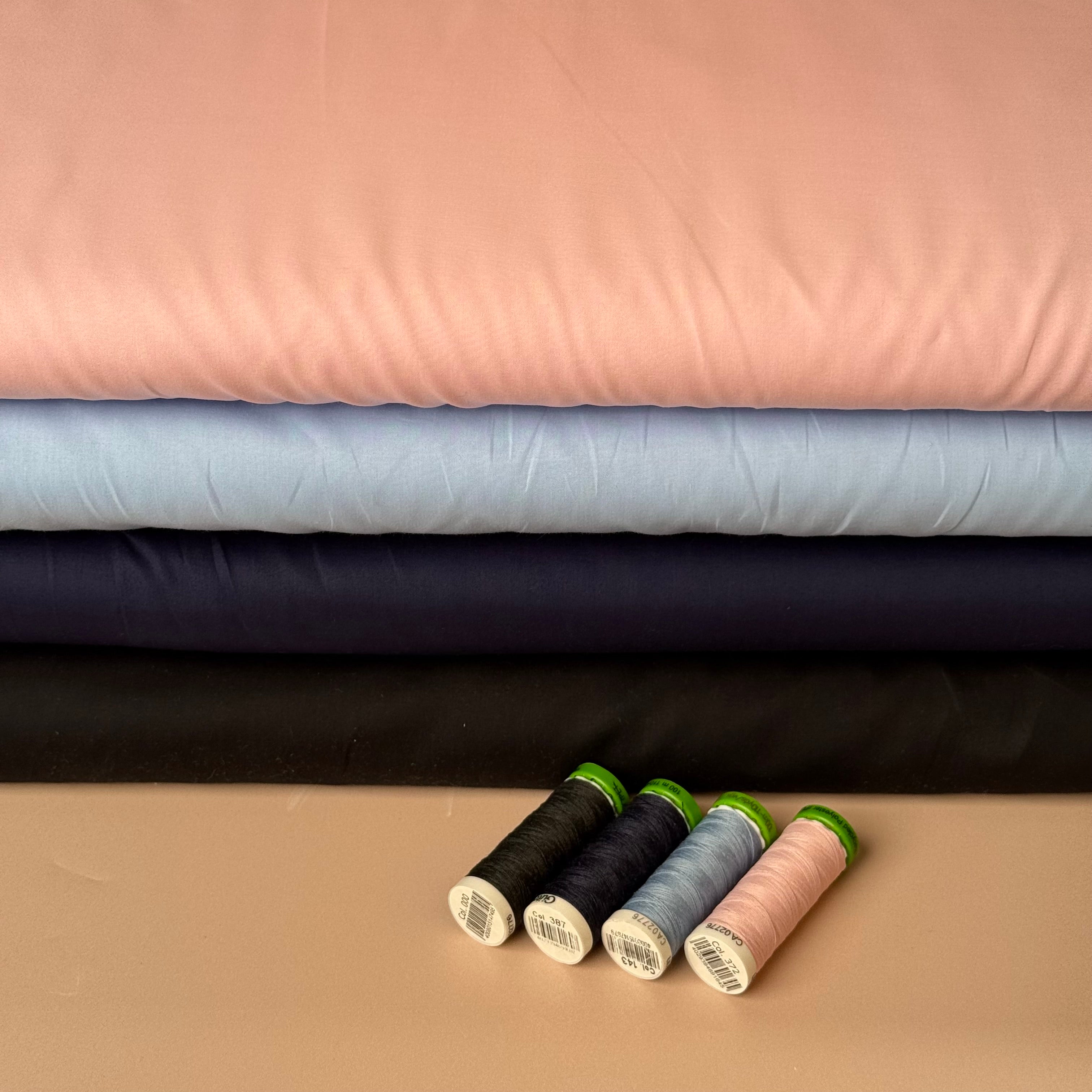 Plain Cotton Lawn Fabric in Various Colours