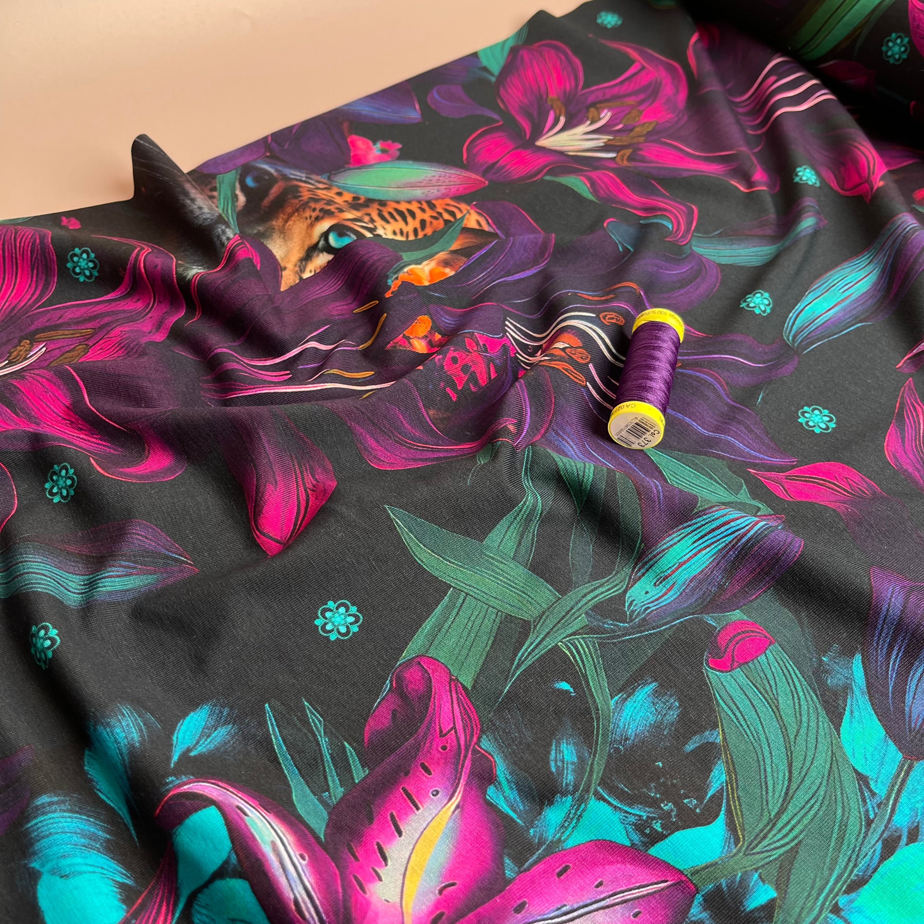 PRE-ORDER (arriving by end of Oct 2025) - Danish Design - Enchanted Garden Cotton Jersey Fabric