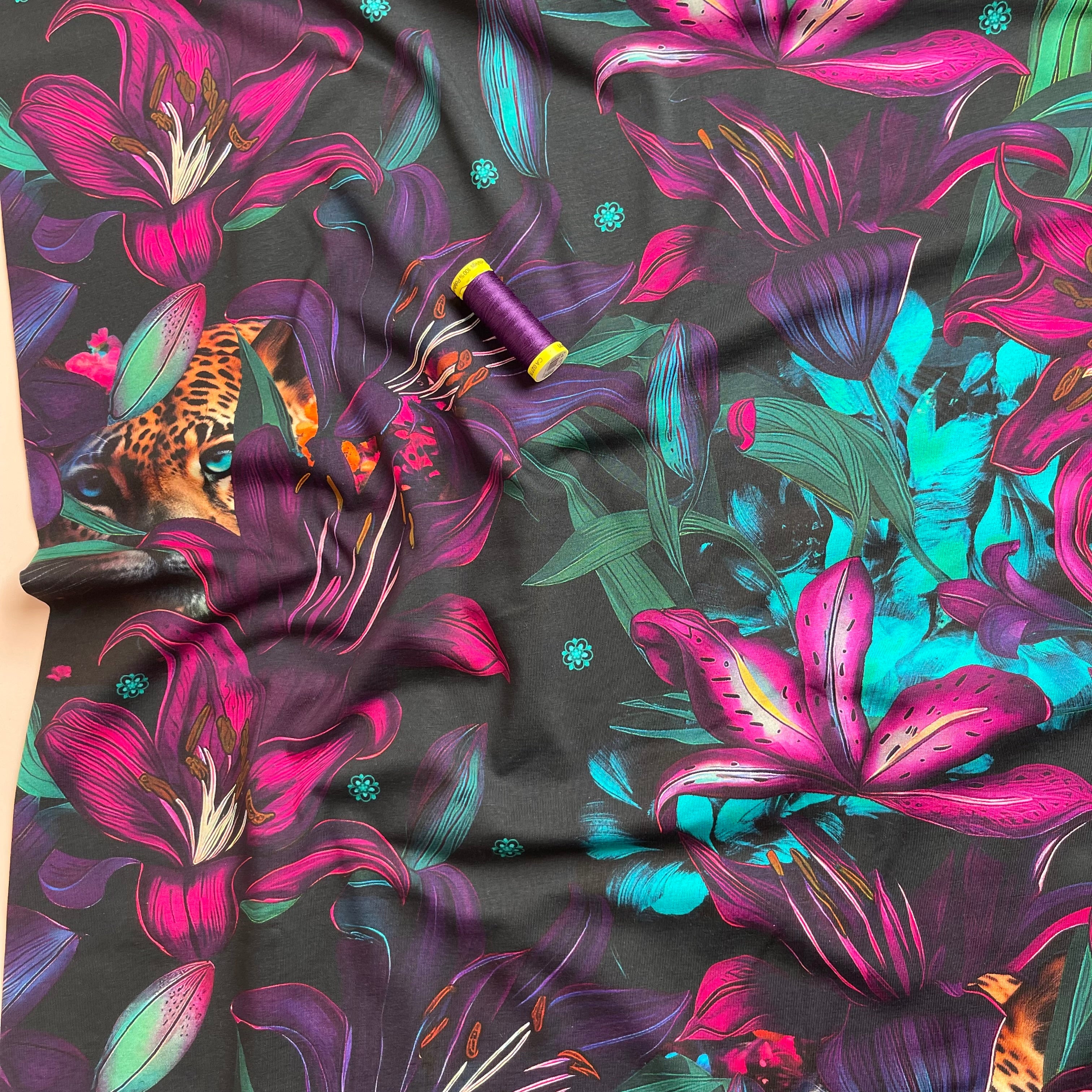 PRE-ORDER (arriving by end of Oct 2025) - Danish Design - Enchanted Garden Cotton Jersey Fabric