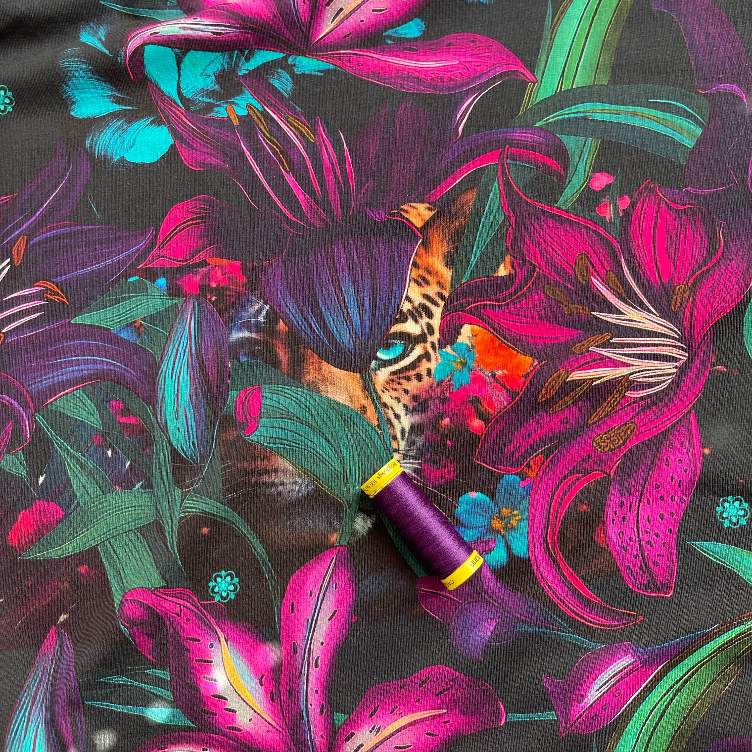PRE-ORDER (arriving by end of Oct 2025) - Danish Design - Enchanted Garden Cotton Jersey Fabric