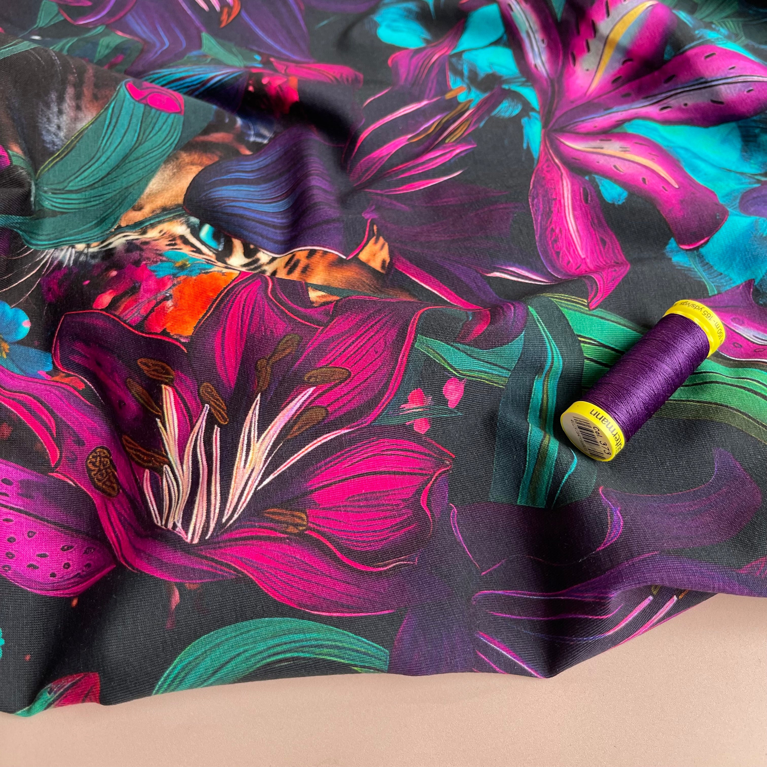 PRE-ORDER (arriving by end of Oct 2025) - Danish Design - Enchanted Garden Cotton Jersey Fabric