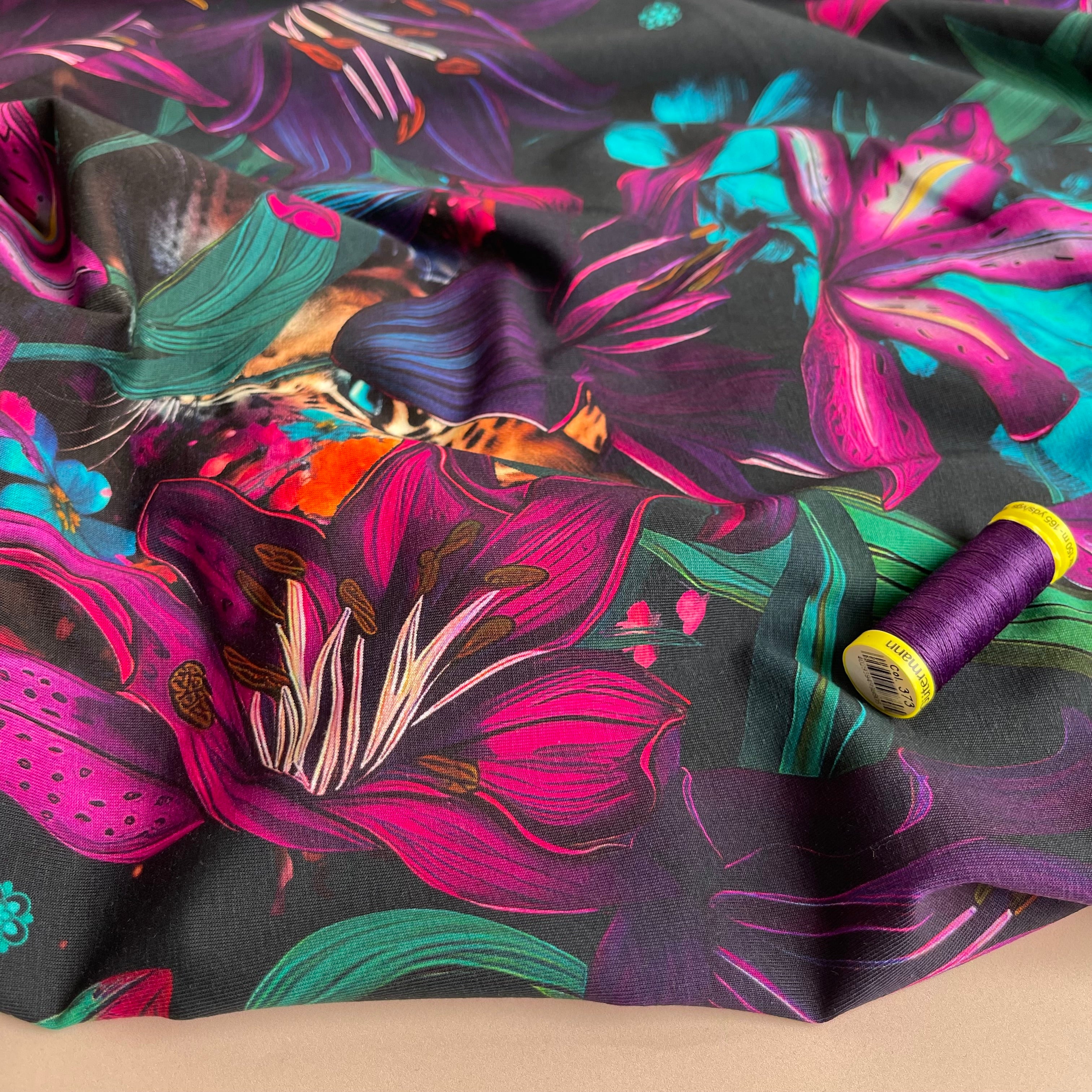 PRE-ORDER (arriving by end of Oct 2025) - Danish Design - Enchanted Garden Cotton Jersey Fabric