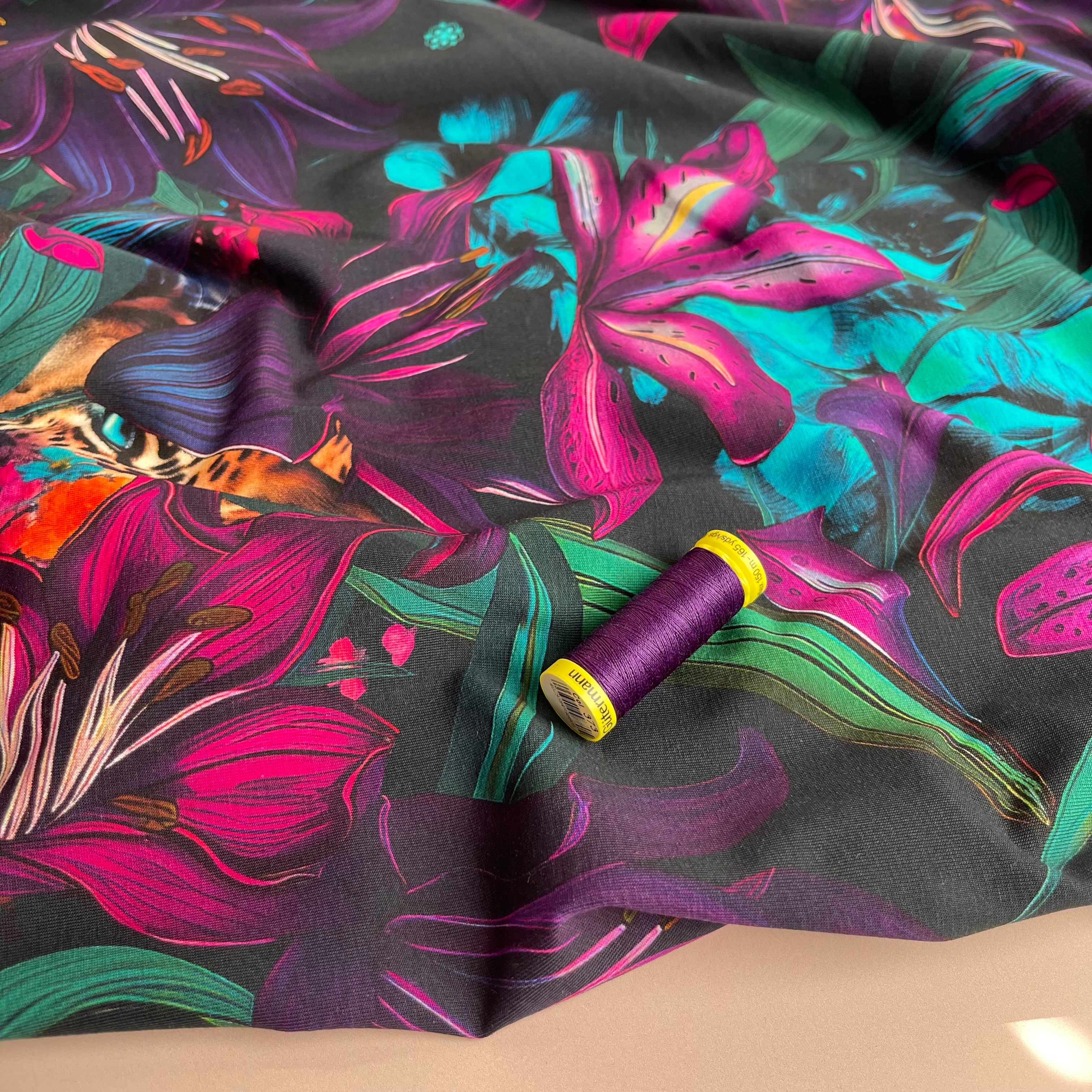 PRE-ORDER (arriving by end of Oct 2025) - Danish Design - Enchanted Garden Cotton Jersey Fabric