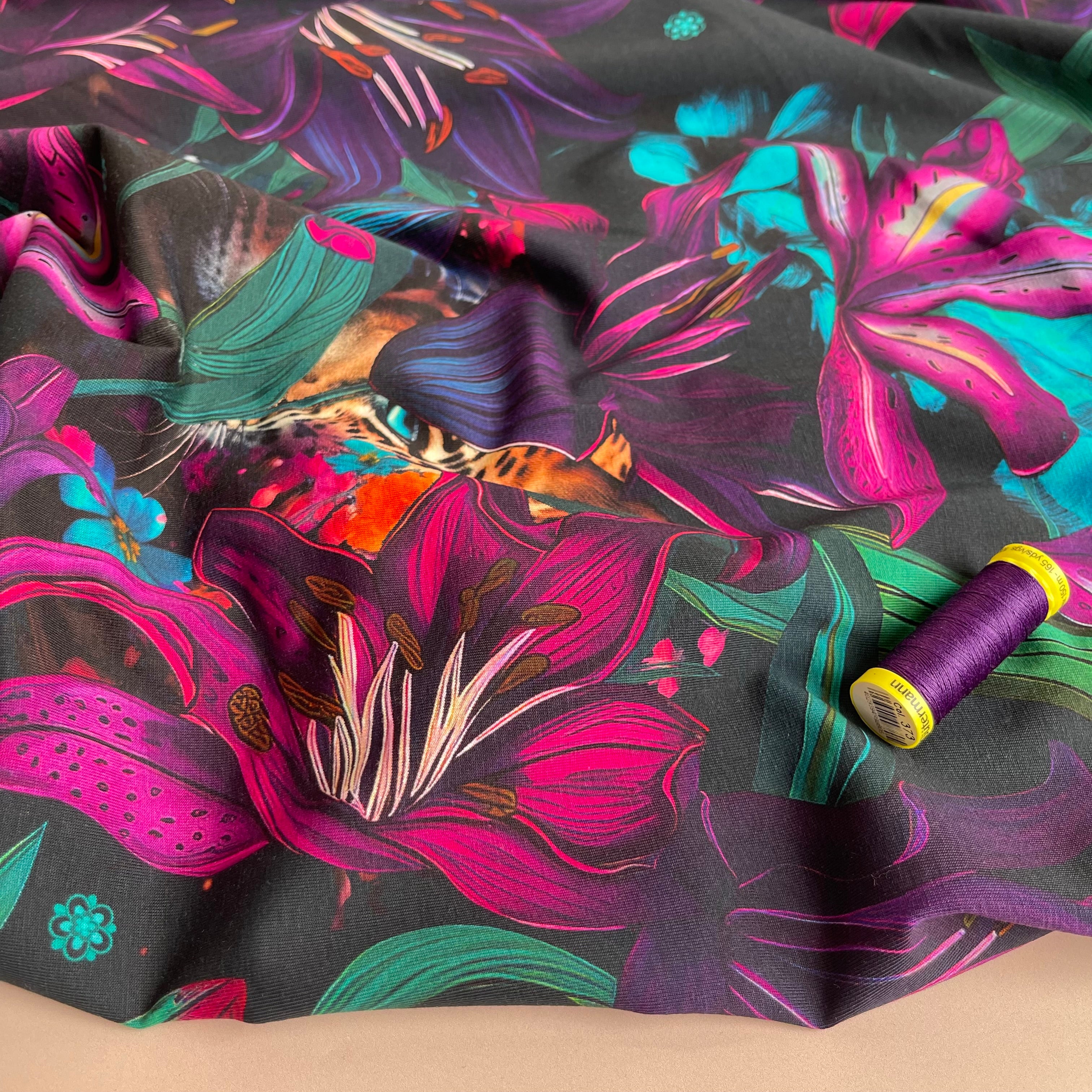 PRE-ORDER (arriving by end of Oct 2025) - Danish Design - Enchanted Garden Cotton Jersey Fabric