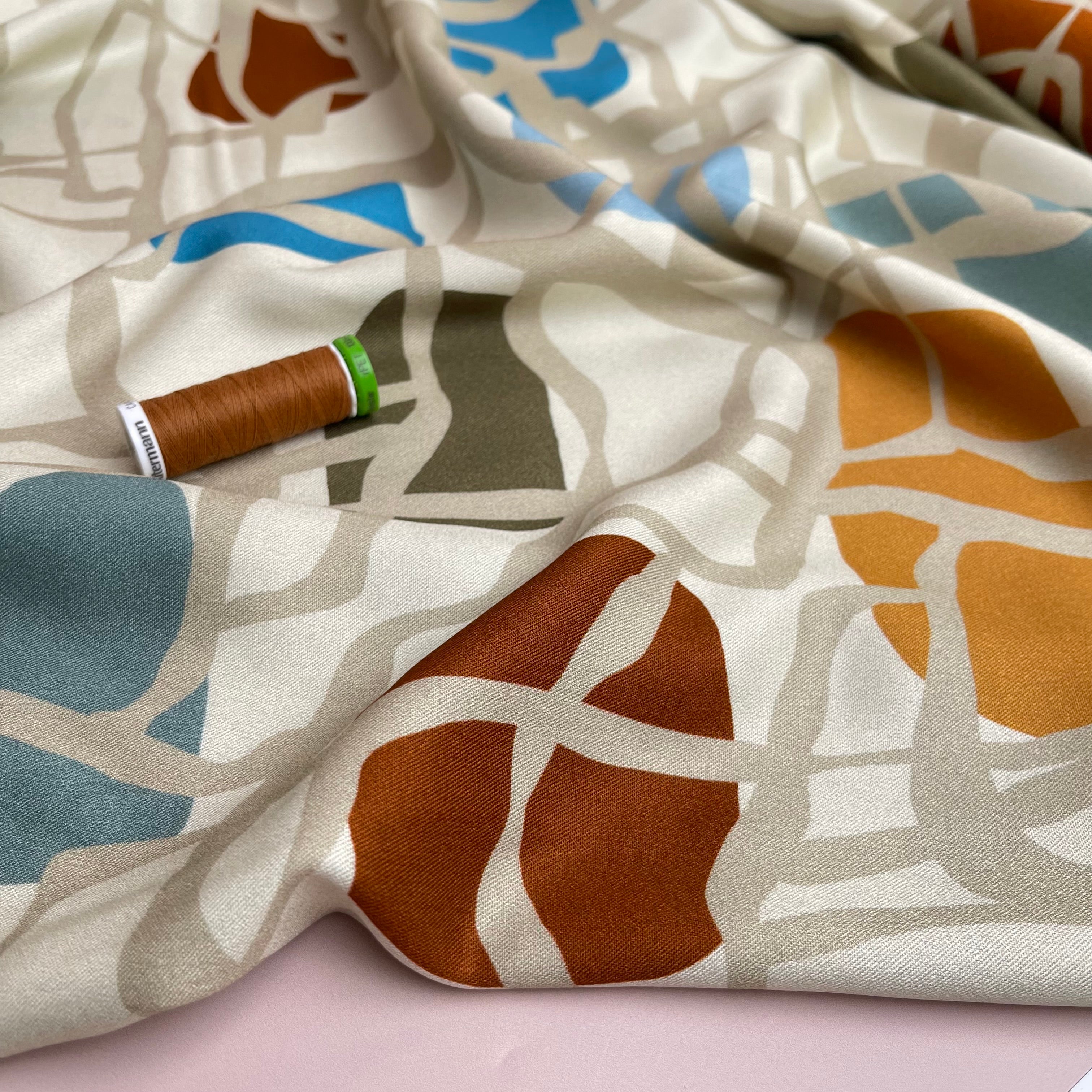 Light & Lush - Coastal Journey Viscose Twill Fabric