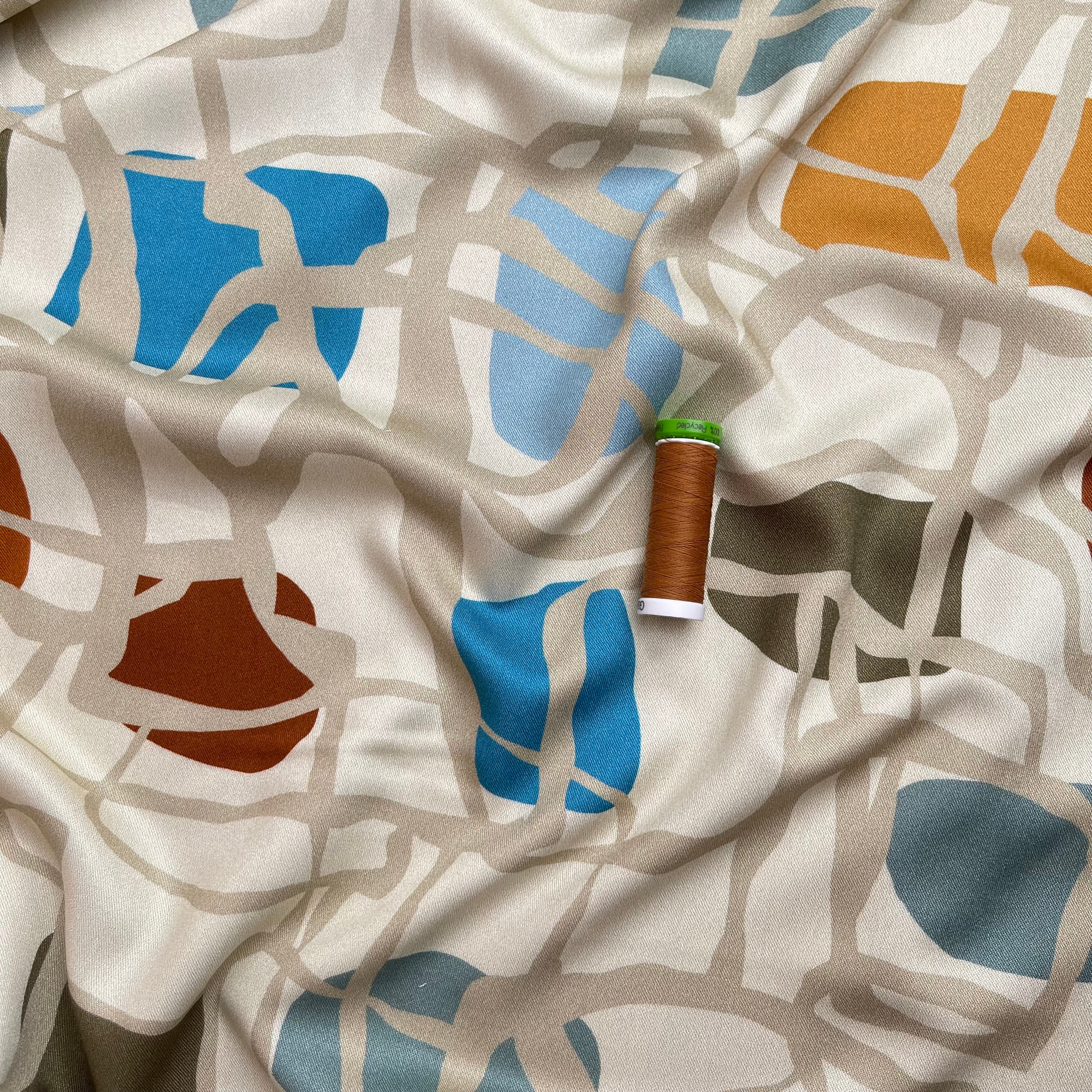 Light & Lush - Coastal Journey Viscose Twill Fabric