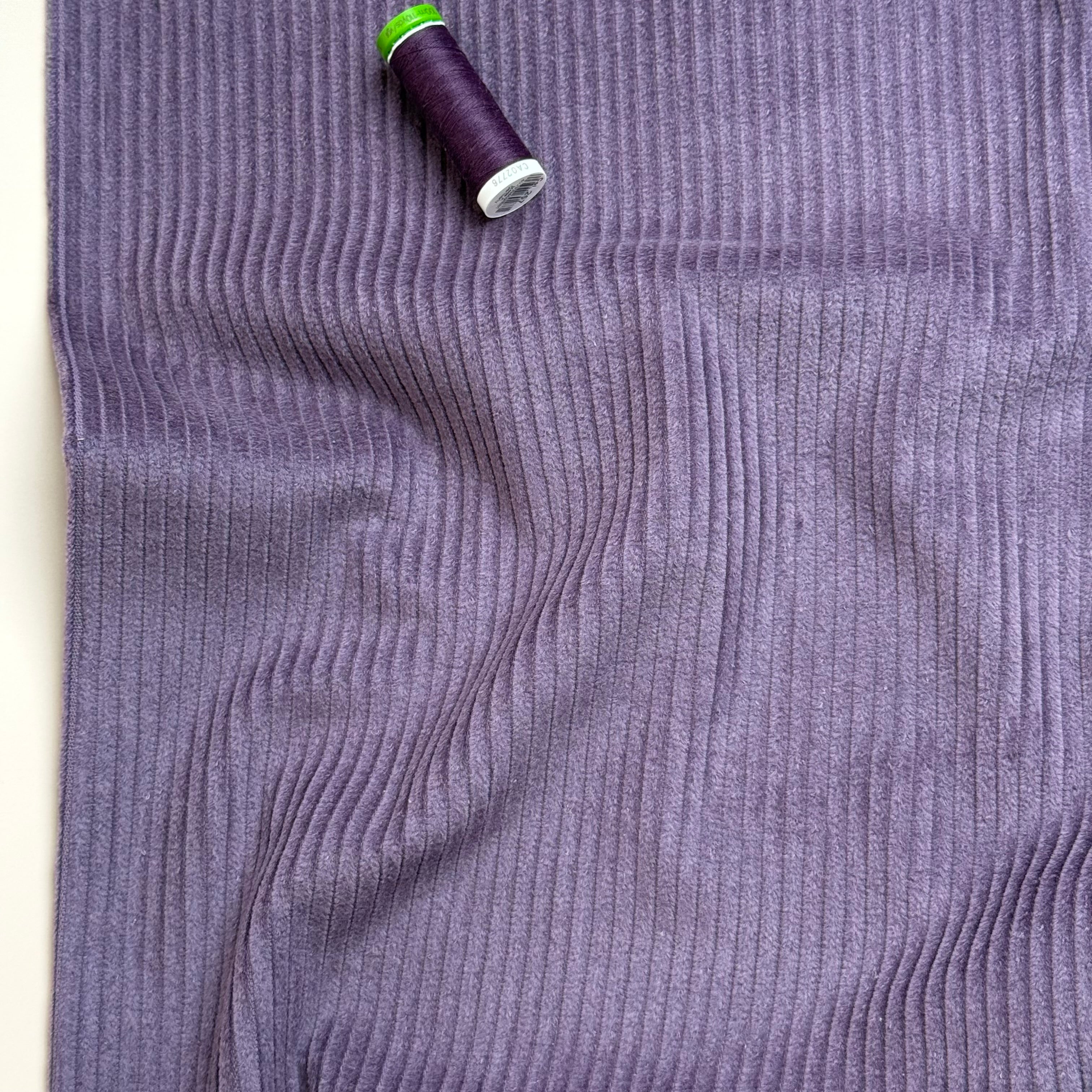 Pure Cotton Washed Corduroy 4.5W in Grape