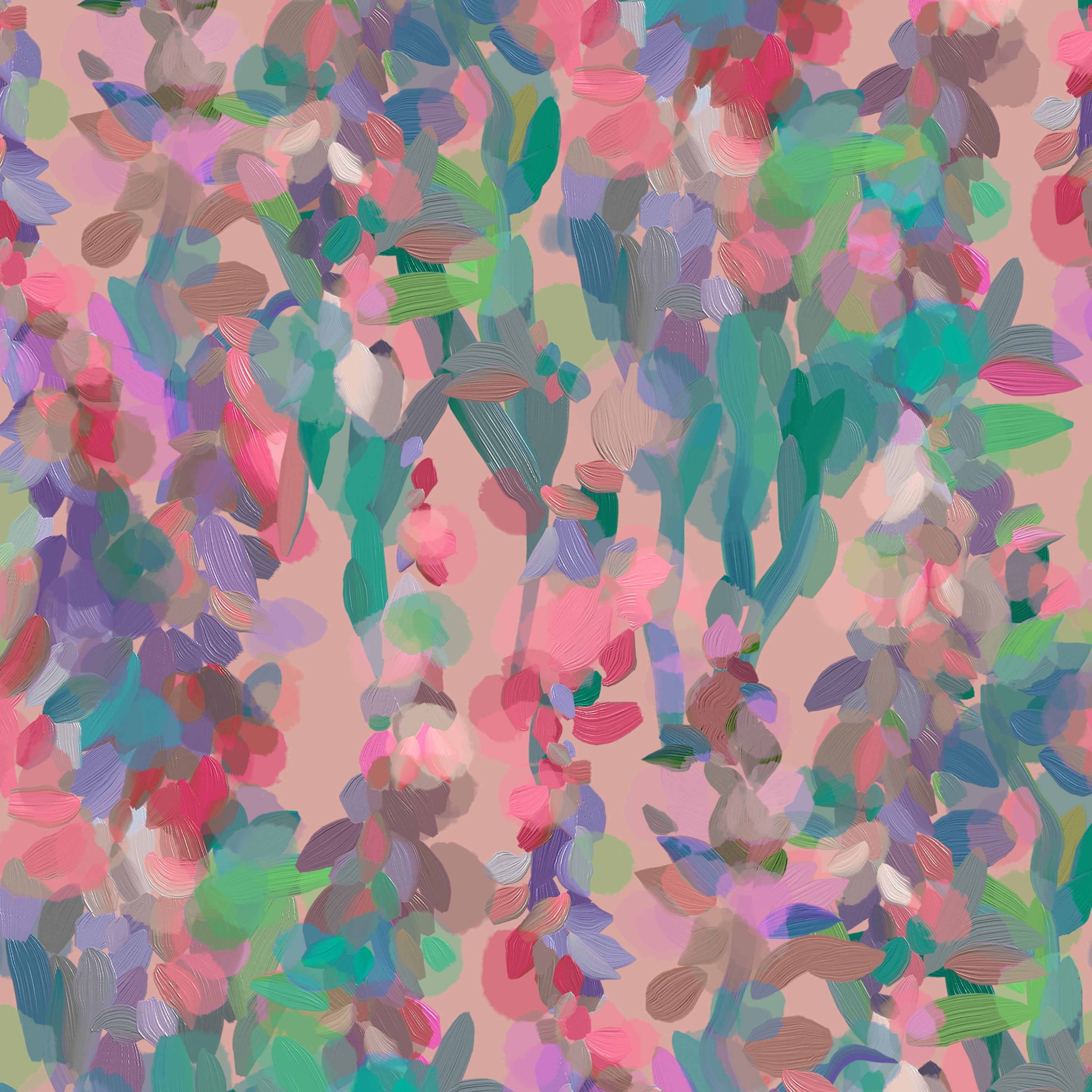 Summer Party - Lupine Petals Blush ECOVERO™ Viscose