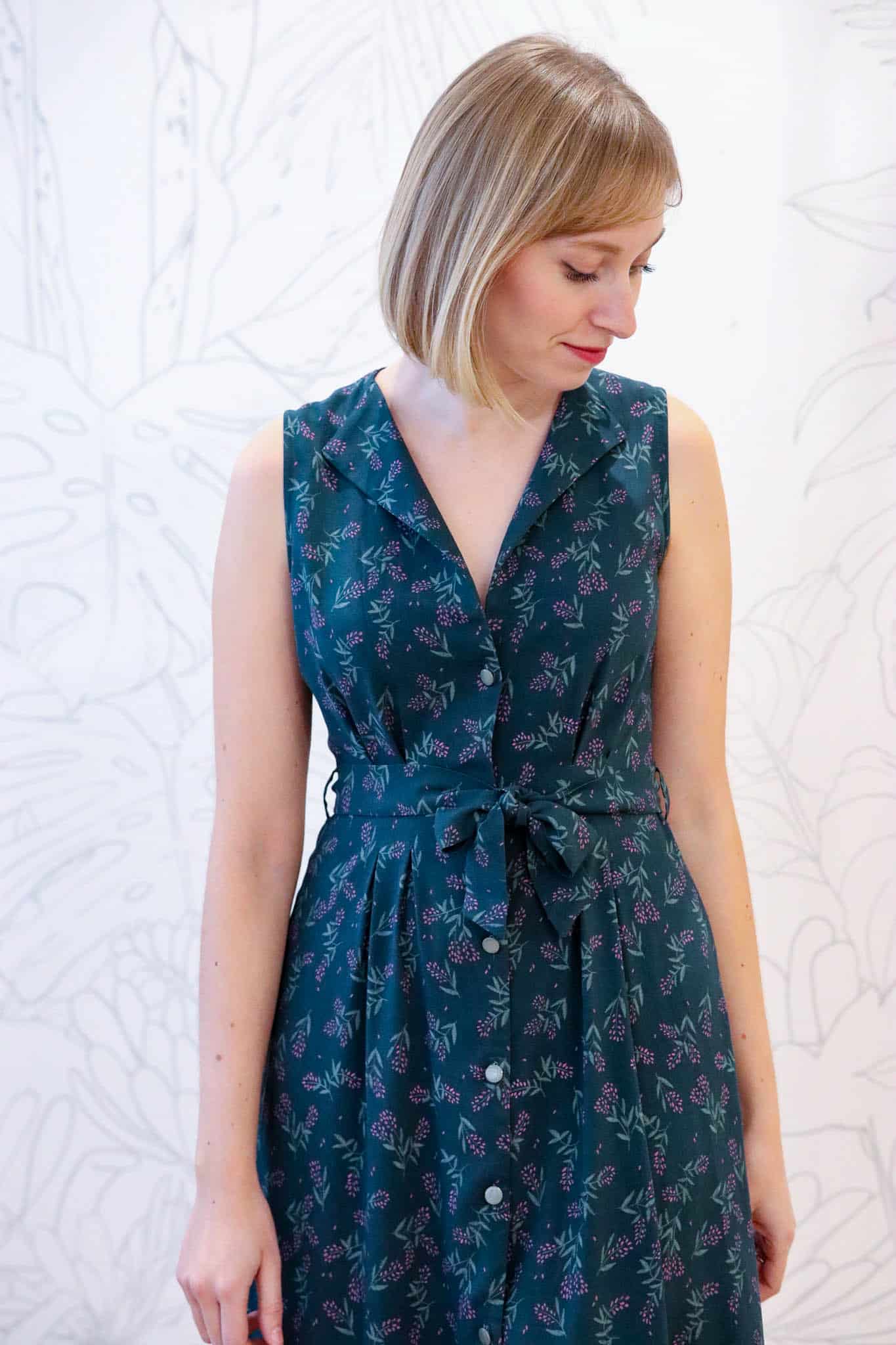 Sewing Kit - Gigi Dress Sewing Kit in Floral Linen