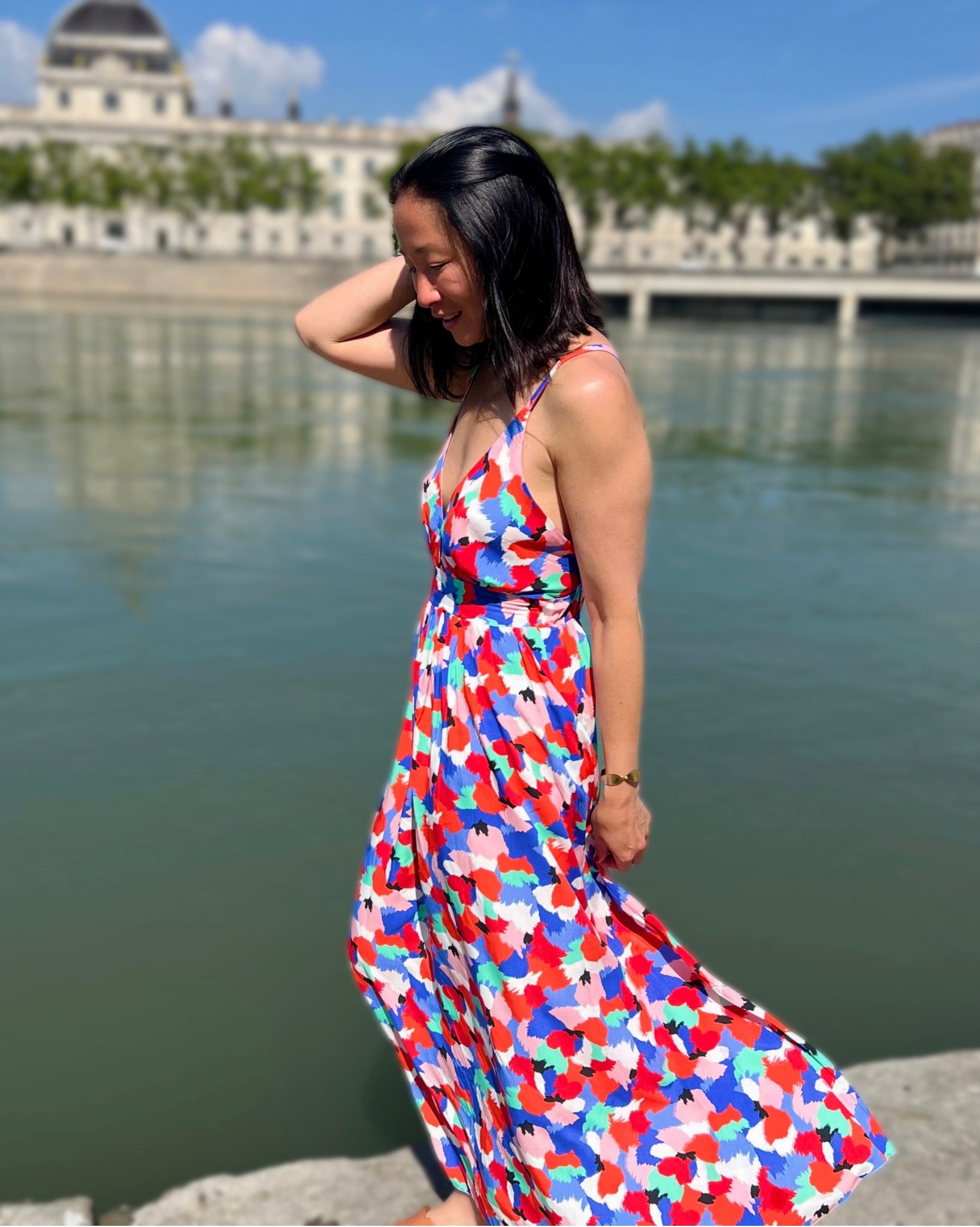 My Dress Made - Cherry Viscose Poplin Fabric