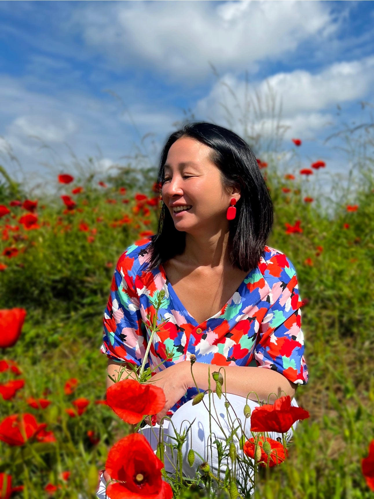 My Dress Made - Cherry Viscose Poplin Fabric