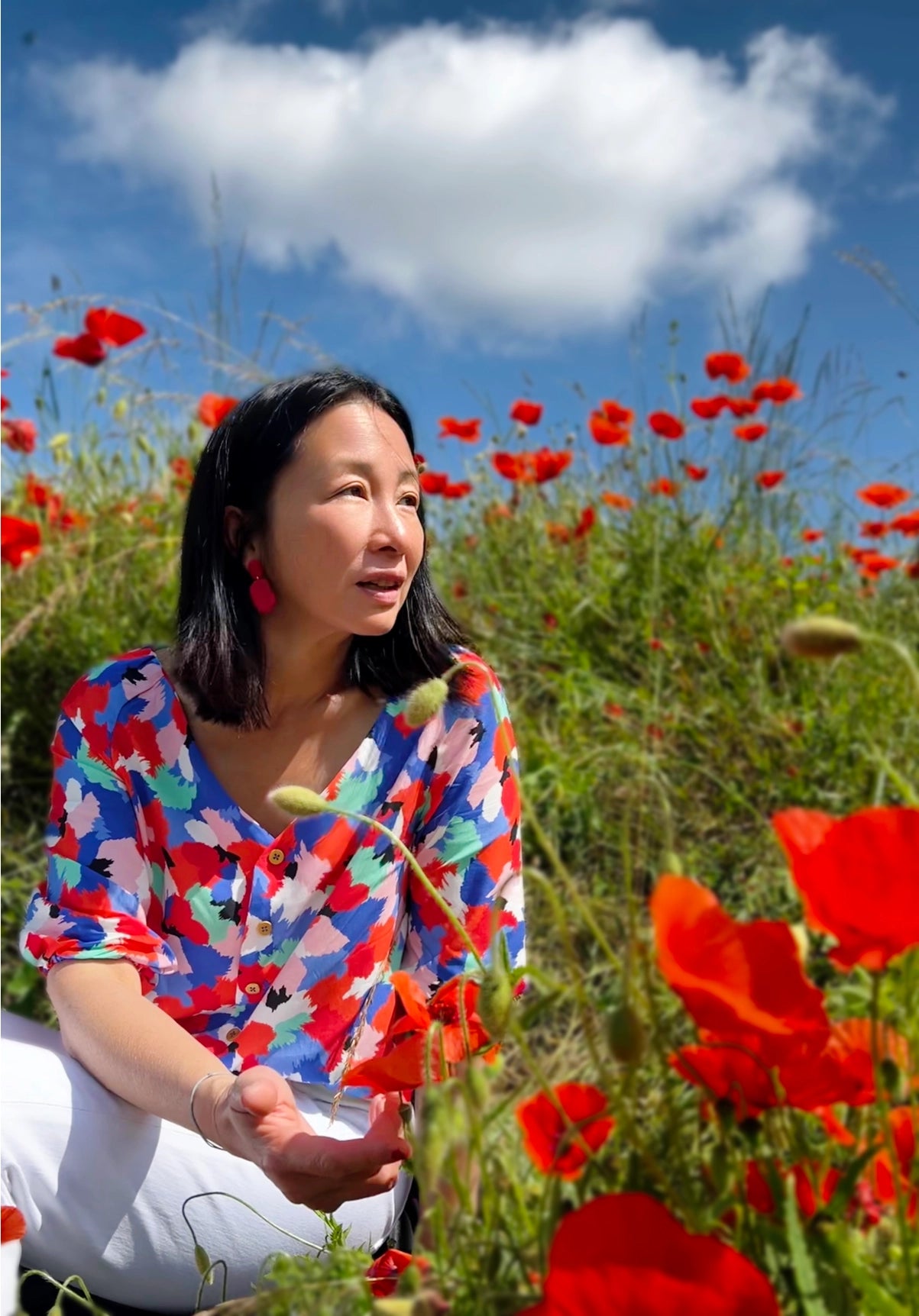 My Dress Made - Cherry Viscose Poplin Fabric