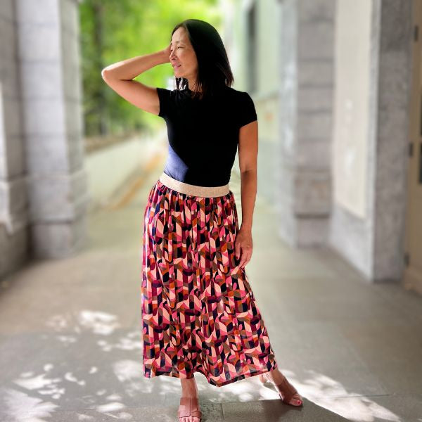 My Dress Made - Pop Art Viscose Crepe Fabric