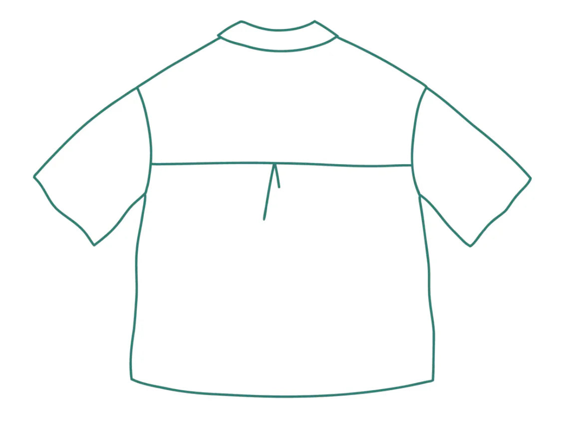 Sewing Kit - Atelier Jupe Este Shirt in Seaglass Viscose