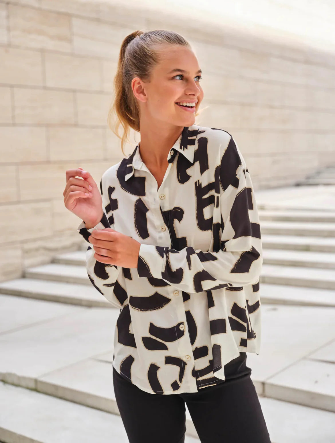 Sewing Kit - Atelier Jupe Este Shirt in Seaglass Viscose